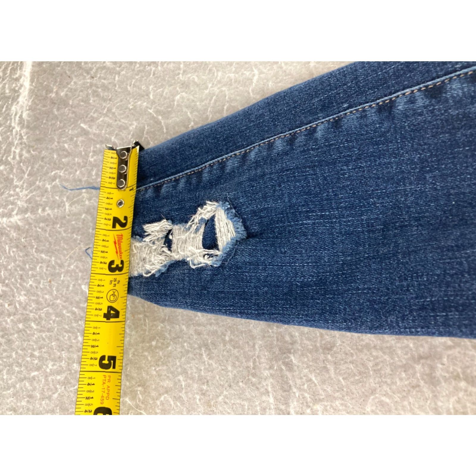 American Eagle Outfitters American Eagle Outfitters Jeans Womens 0 Blue Denim Stretch Skinny Next Level Jeans - Adult Regular Size 0 Blue Denim Size 25" / US 0 / IT 36 - 6 Thumbnail