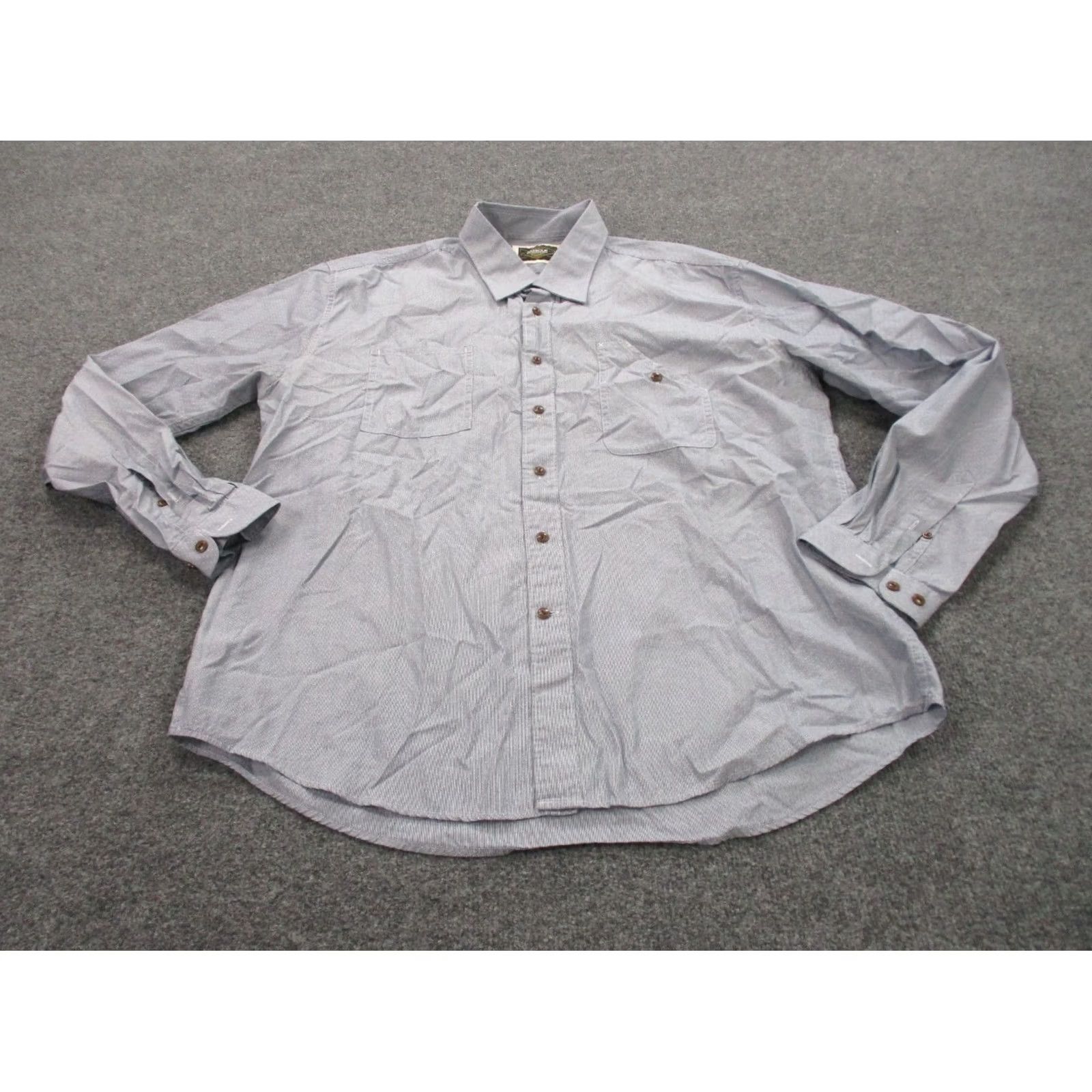 Barbour Barbour Shirt Mens XL Blue Polka Dot Business Casual Workwear Button-Up Knit Cotton Long Sleeve Collared Spread Neckline Lightweight Size US XL / EU 56 / 4 - 2 Thumbnail