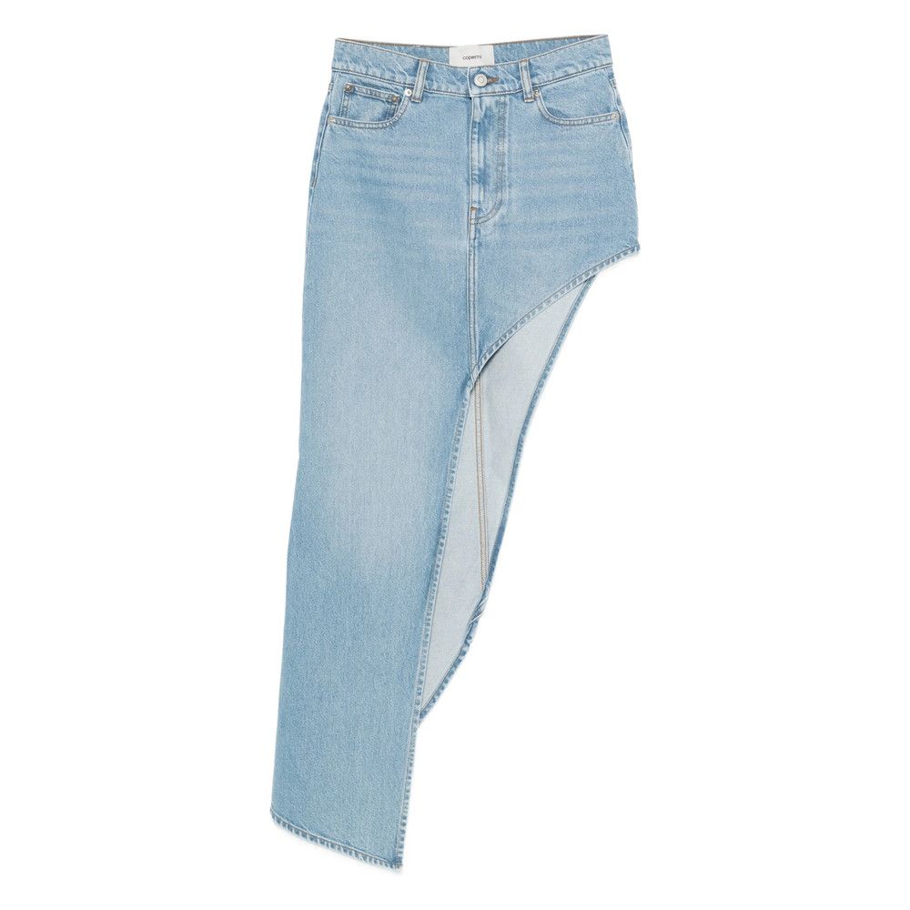 Coperni Coperni BLUE Skirts - Asymmetric & Draped Skirts Size 34" / US 12 / IT 48 - 1 Thumbnail