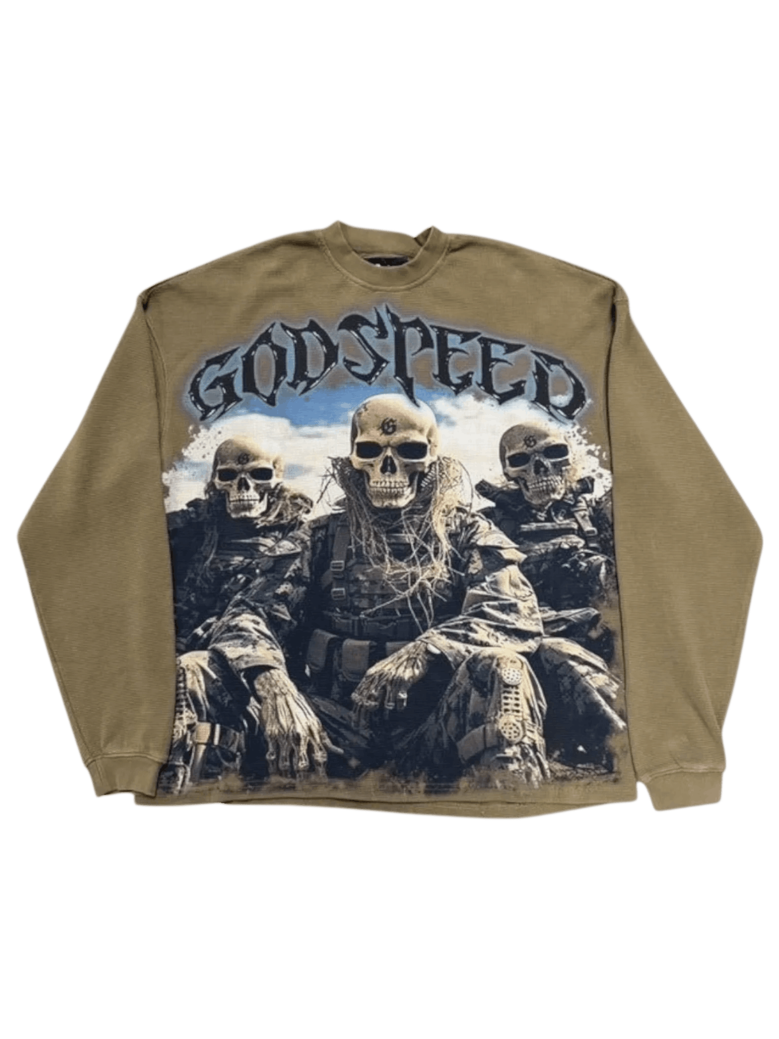 Godspeed Godspeed 'Squadron' LS Thermal Olive Tee Size US S / EU 44-46 / 1 - 1 Preview
