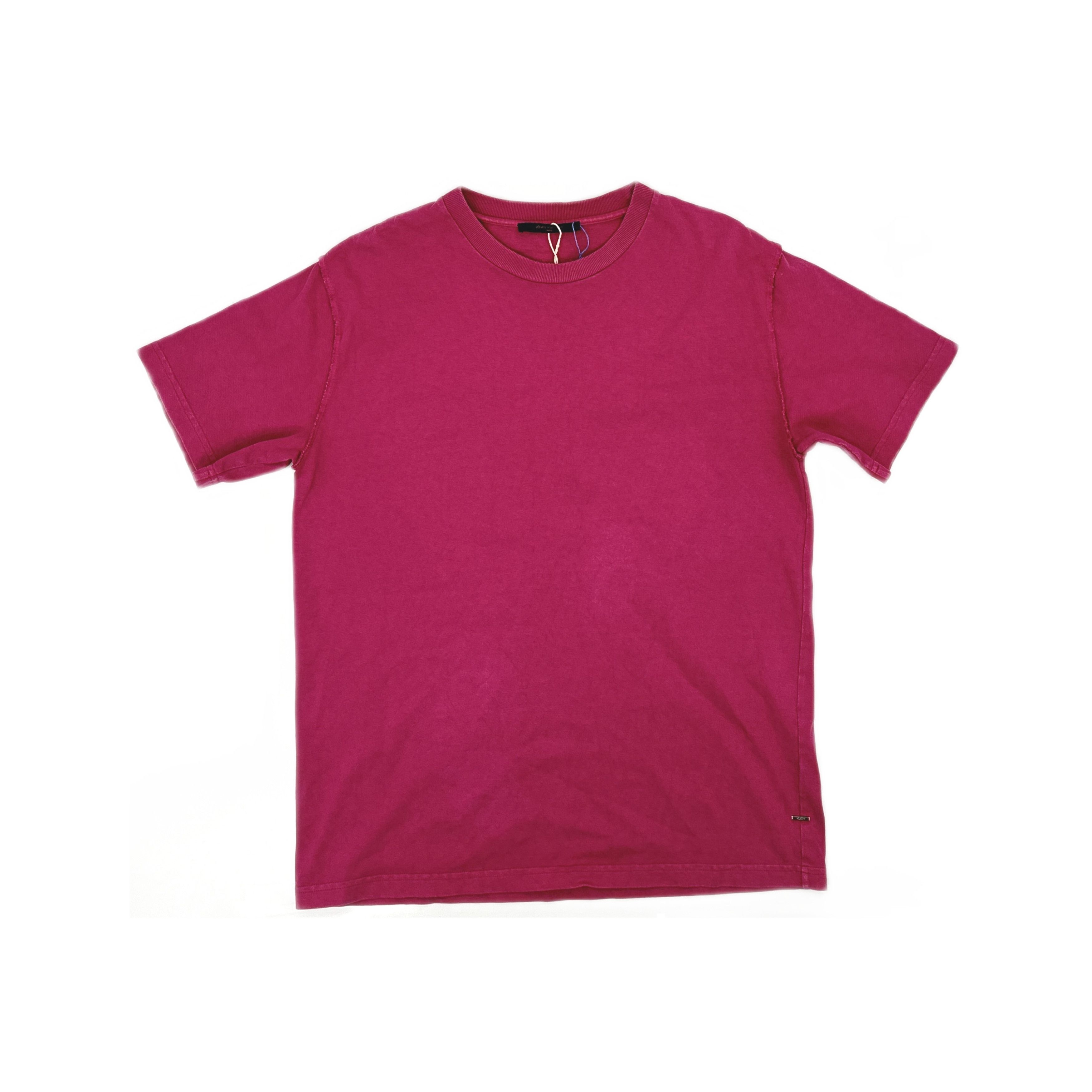 Louis Vuitton Louis Vuitton Pink Raw Edge T-Shirt L Size US L / EU 52-54 / 3 - 1 Thumbnail