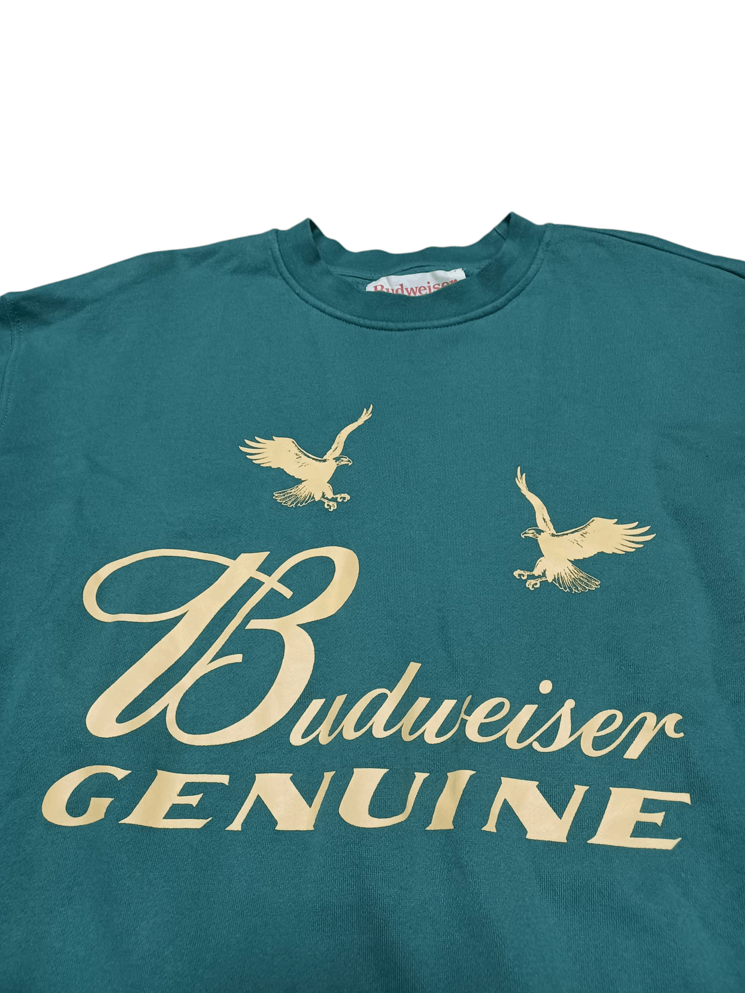 Budweiser BUDWEISER GENUINE BIGLOGO BEER MERCH SWEATSHIRT Size US M / EU 48-50 / 2 - 2 Thumbnail