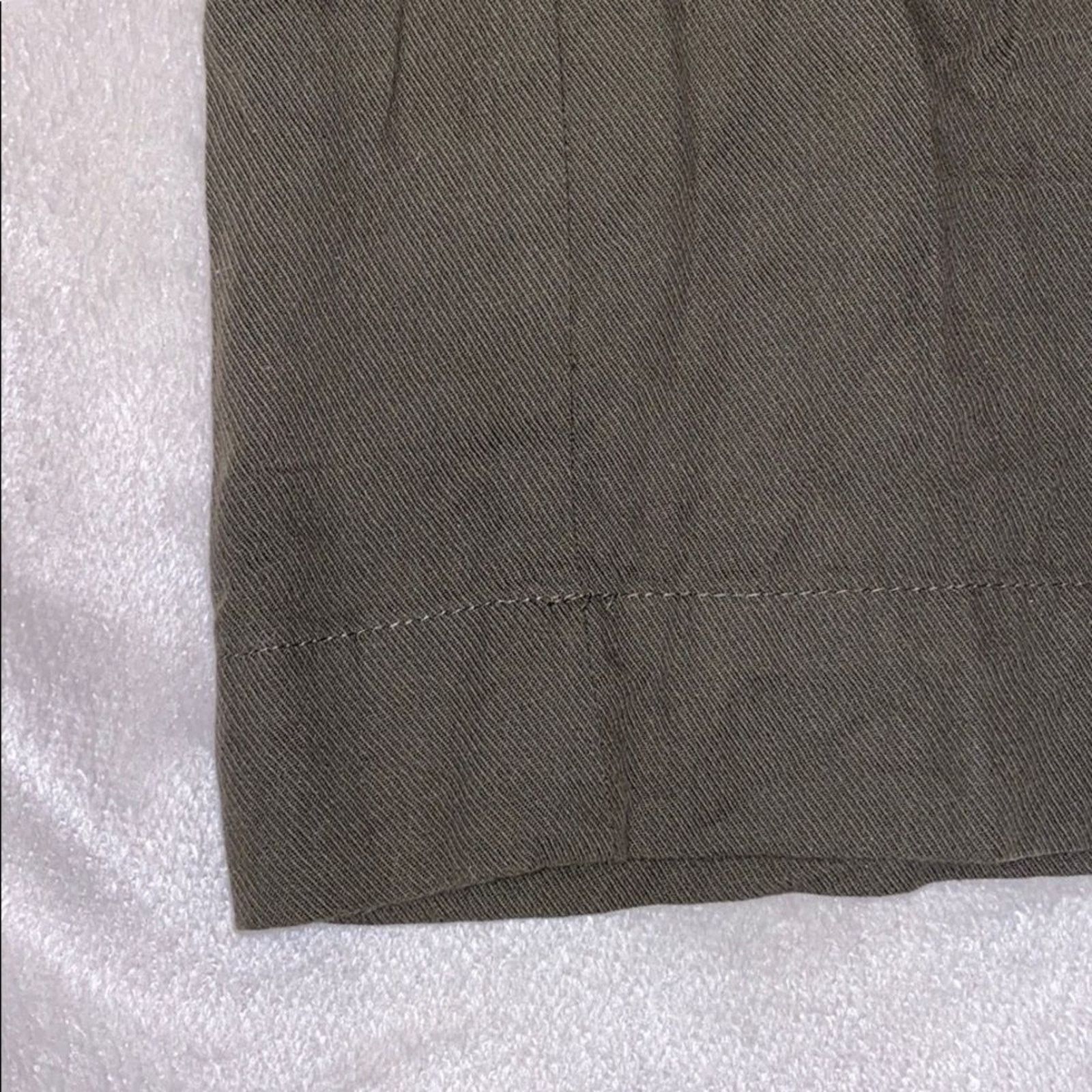 Other 1.State Olive Green Lace-Up Wide-Leg Pants | Sz XS Size 25" / US 0 / IT 36 - 3 Thumbnail