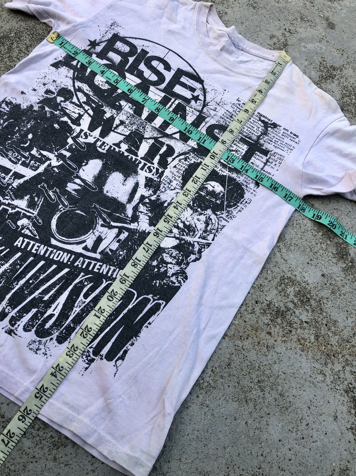 Band Tees RISE AGAINST BLEACHED BAND TEE Size US S / EU 44-46 / 1 - 11 Thumbnail