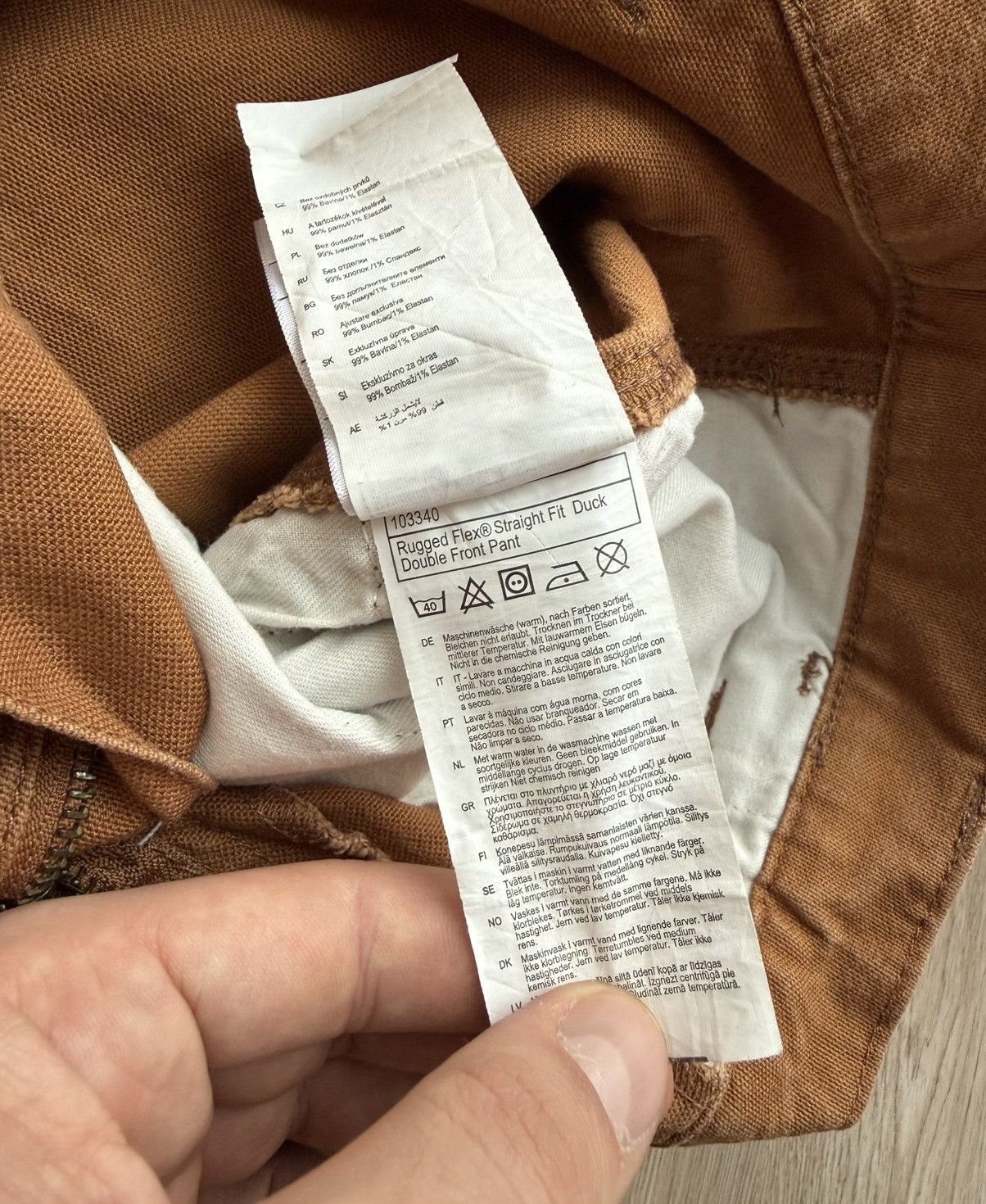 Carhartt Vintage Carhartt Double Front Work Pants Size US 34 / EU 50 - 9 Thumbnail