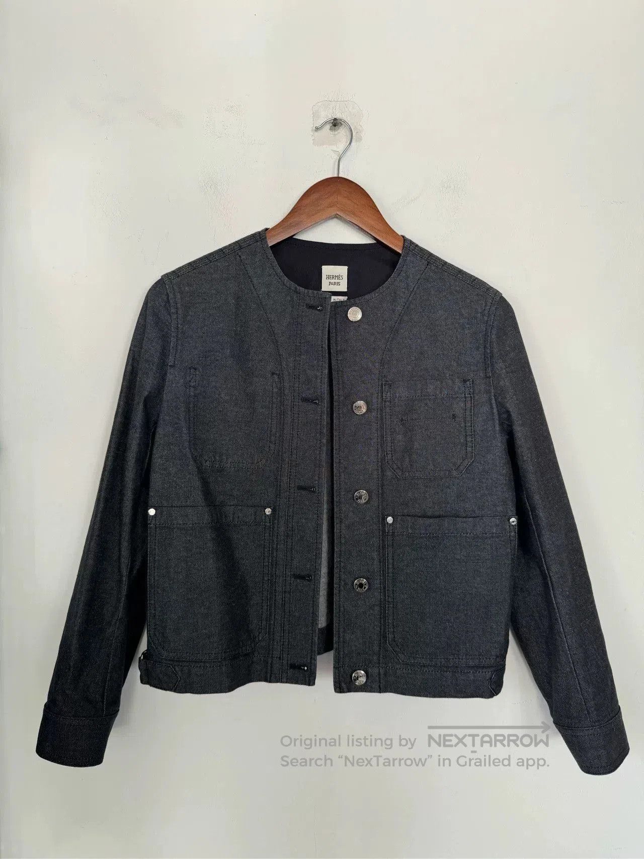 Hermes Hermès Denim Jacket Size 38. Size US S / EU 44-46 / 1 - 1 Thumbnail