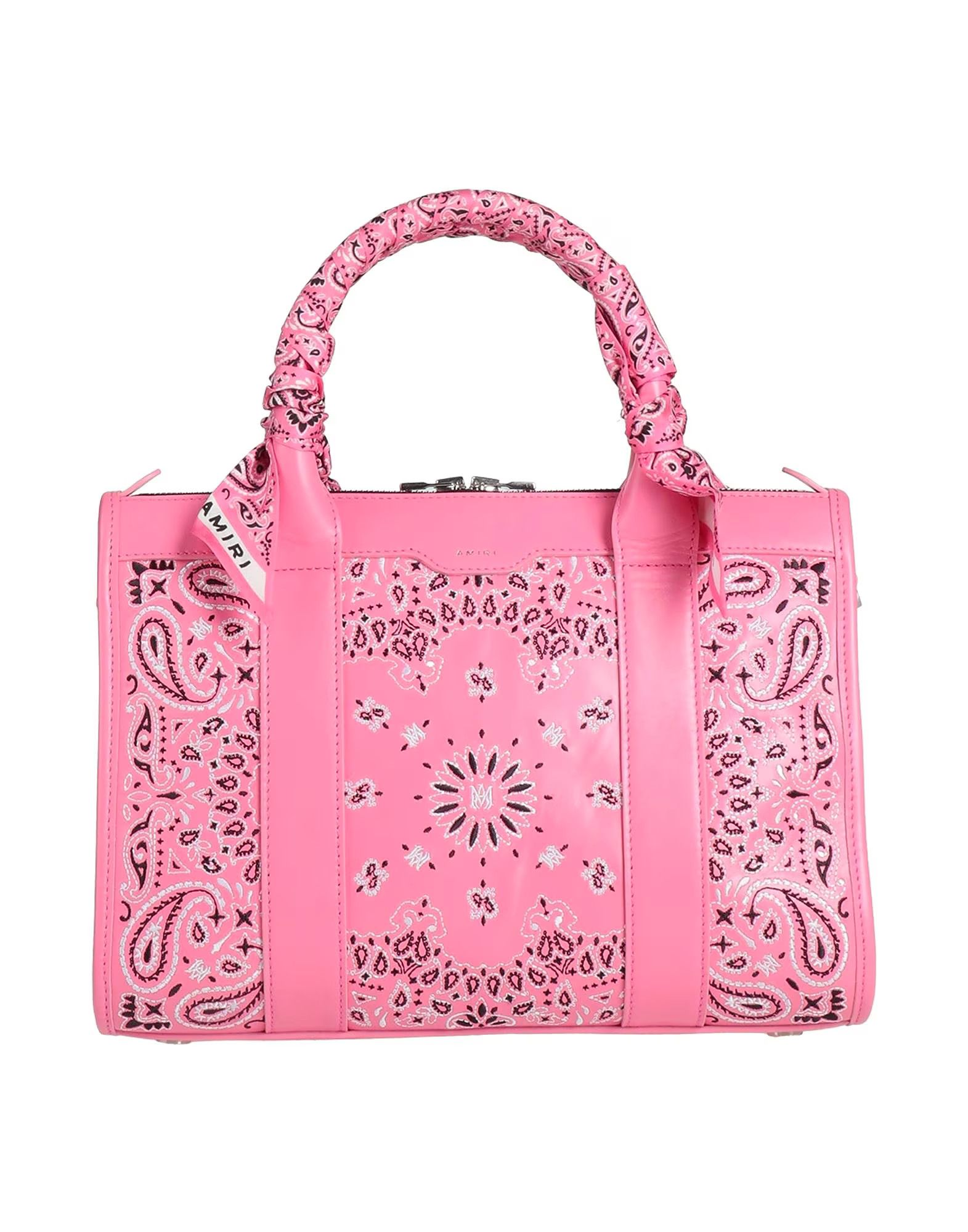 Amiri o1w1db11224 Size: OS / Micro Triangle Leather Tote Bag Pink Size ONE SIZE - 1 Thumbnail