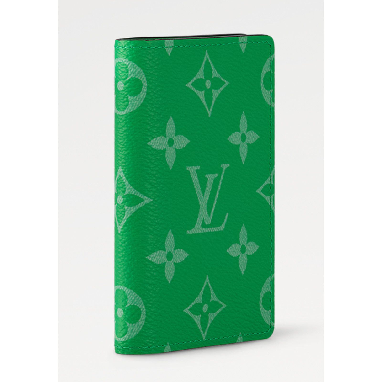 Louis Vuitton Louis Vuitton Green Monogram Logo Pocket Organizer Wallet Size ONE SIZE - 3 Thumbnail