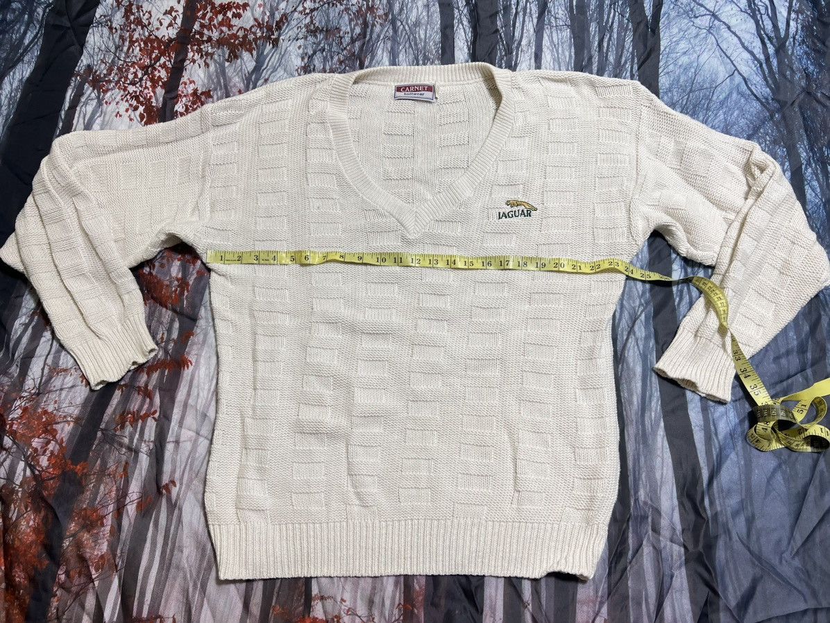 image of Hype x Vintage 90's Jaguar Heavy Pullover Knit XL in Cream, Men's