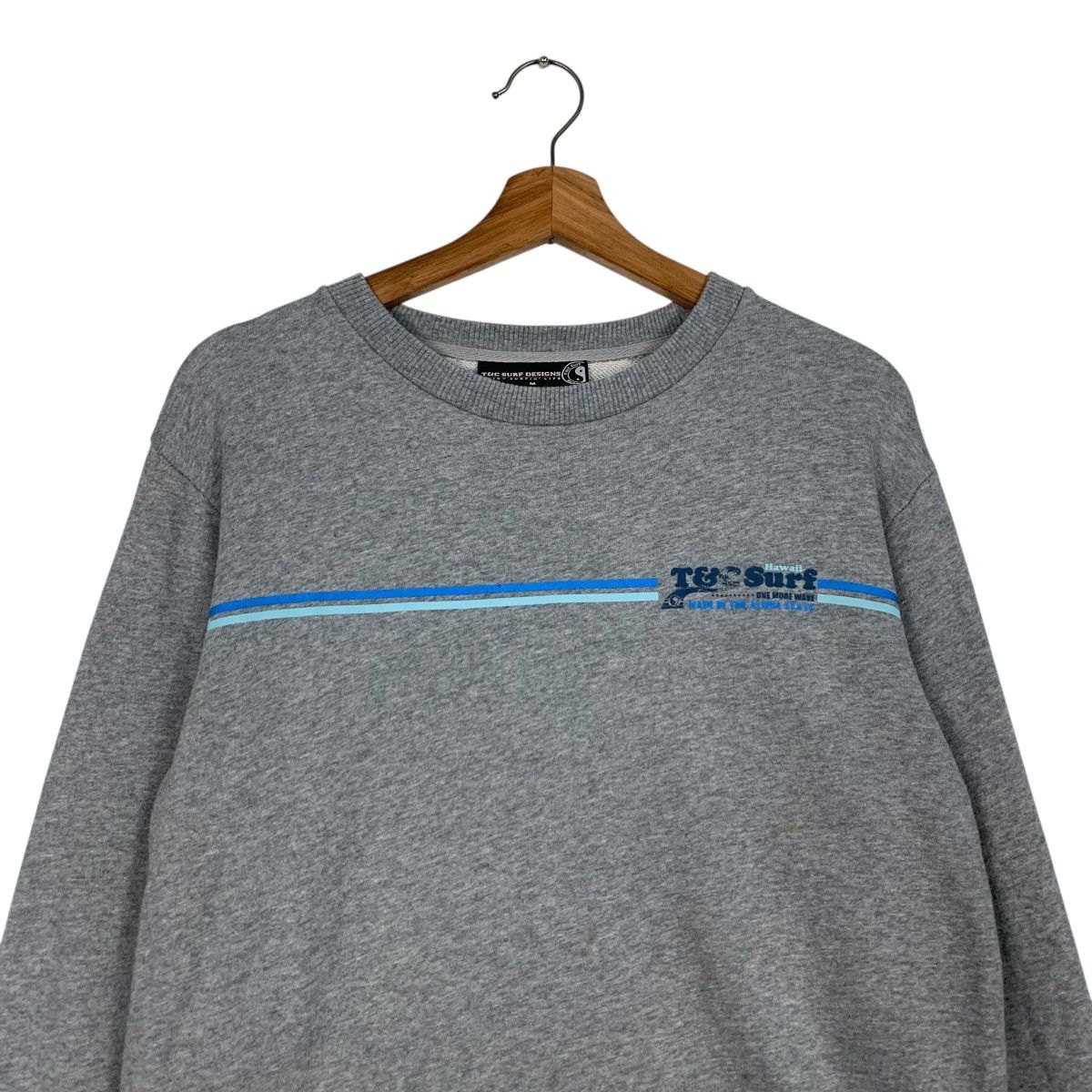 Japanese Brand T&C SURF Designs Big Logo Crewneck Sweatshirt #3632-C166 Size US M / EU 48-50 / 2 - 5 Thumbnail