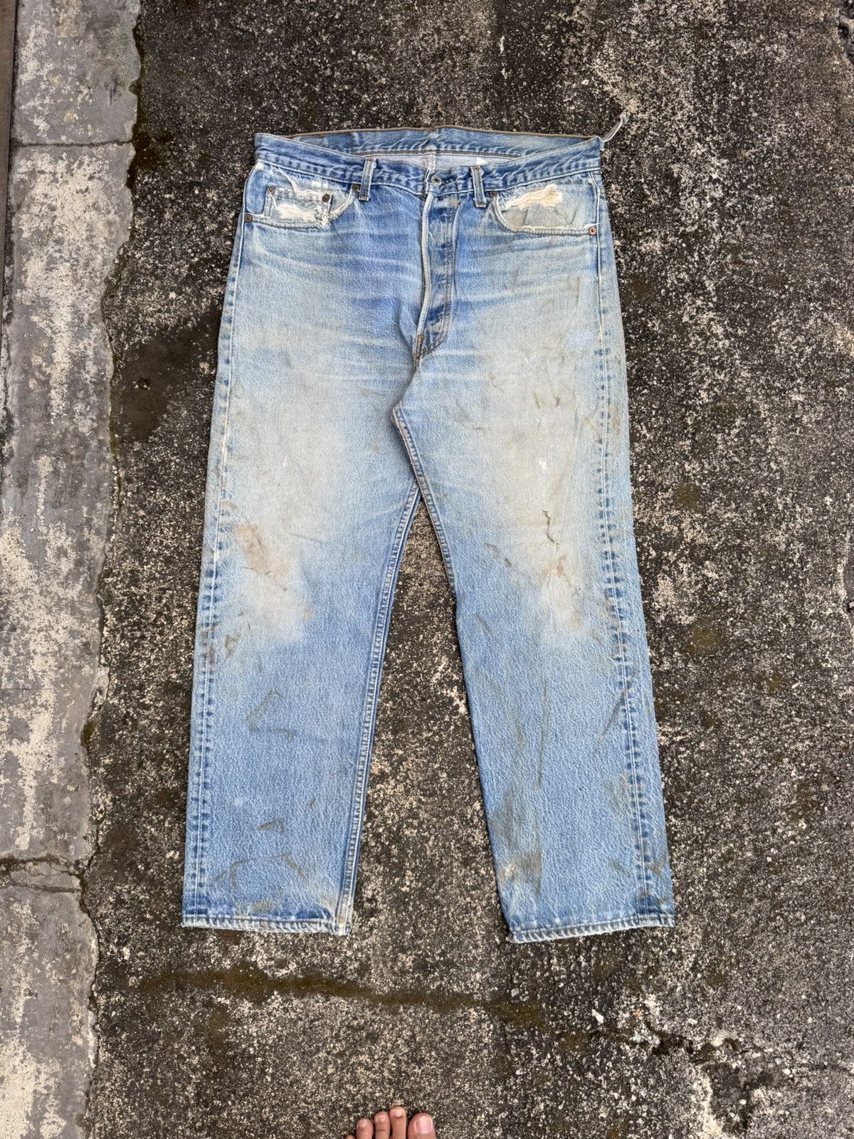 Levi's × Vintage Vintage 80s Levis 501xx USA denim jeans Size US 36 / EU 52 - 1 Thumbnail