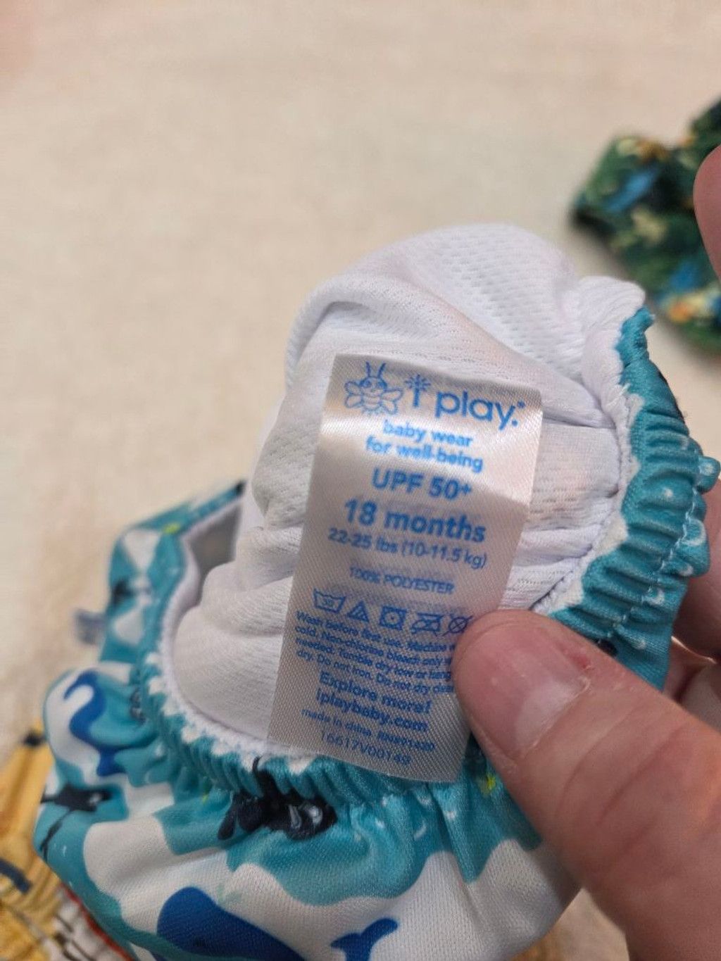 Other Lot of Baby Swim Diapers 3 different sizes Blue Yellow Green Size US 42 / EU 58 - 9 Thumbnail