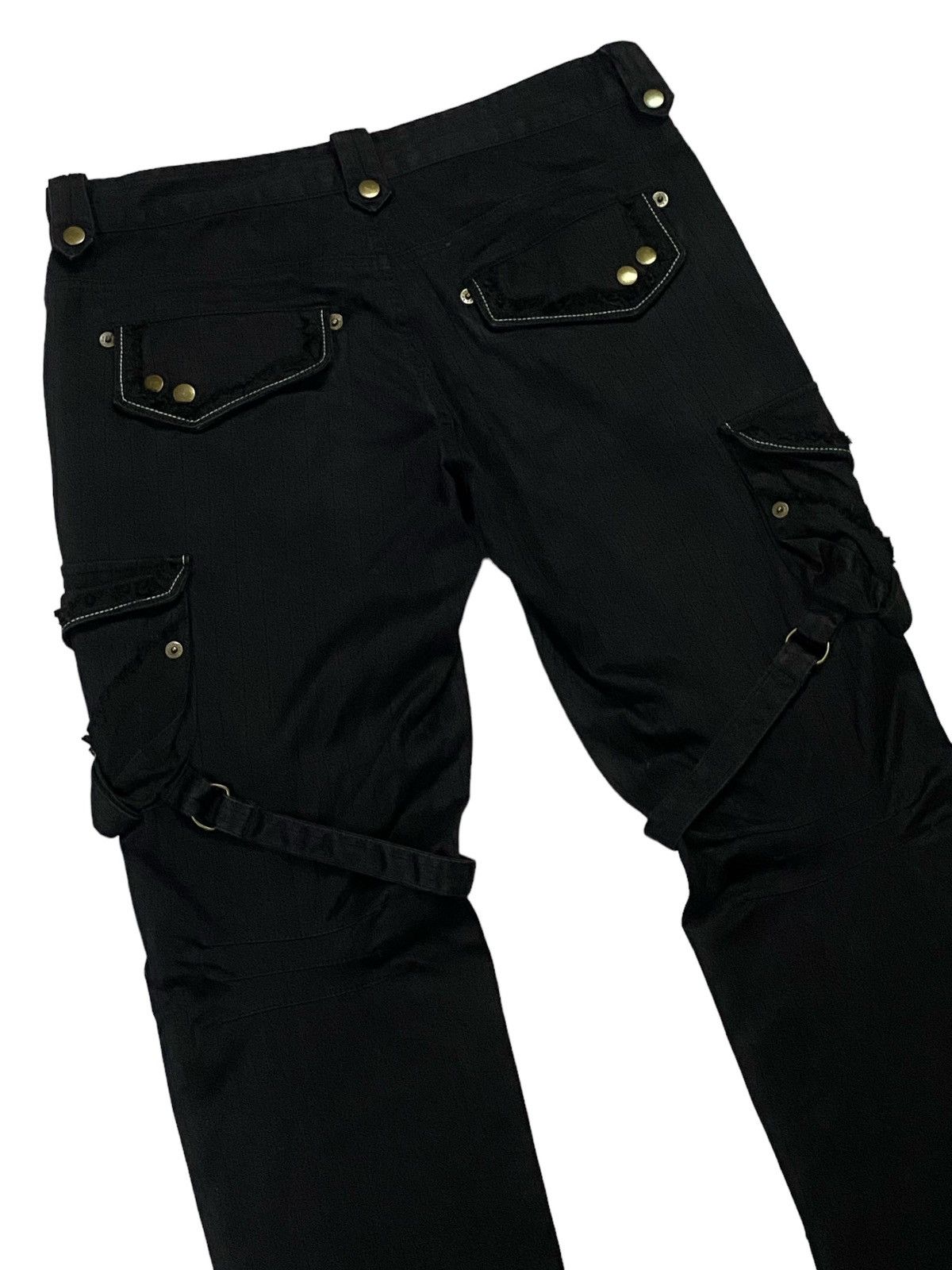Japanese Brand Japanese brand “APESTIEN” Black Bondage Tactical Cargo Pants Size US 33 - 16 Thumbnail