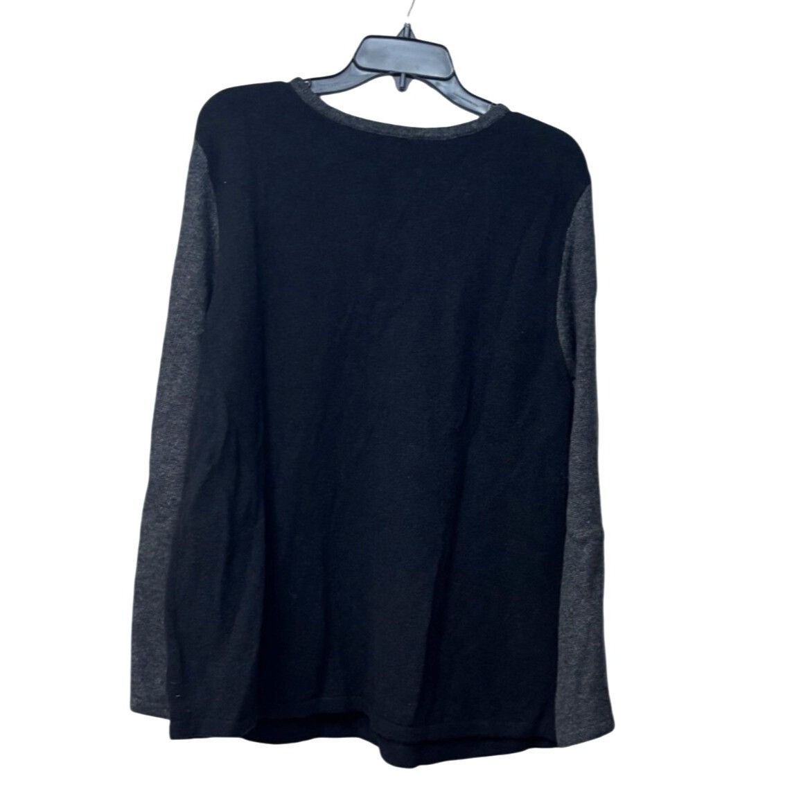 Other Style & Co Mixed Stitch Color block Sweater Tunic, Charcoal Size XL / US 12-14 / IT 48-50 - 6 Thumbnail