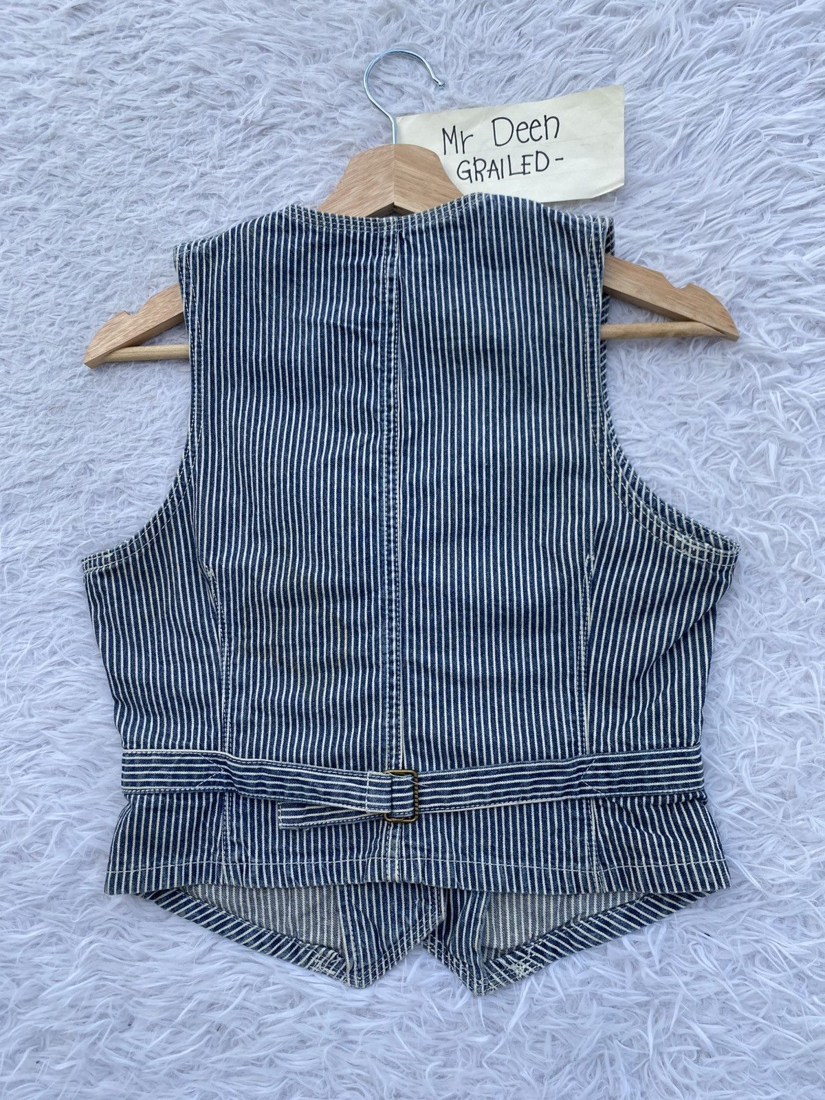 Ralph Lauren Rare Vintage Ralph Lauren Stripes Cotton Vest Size S / US 4 / IT 40 - 13 Thumbnail