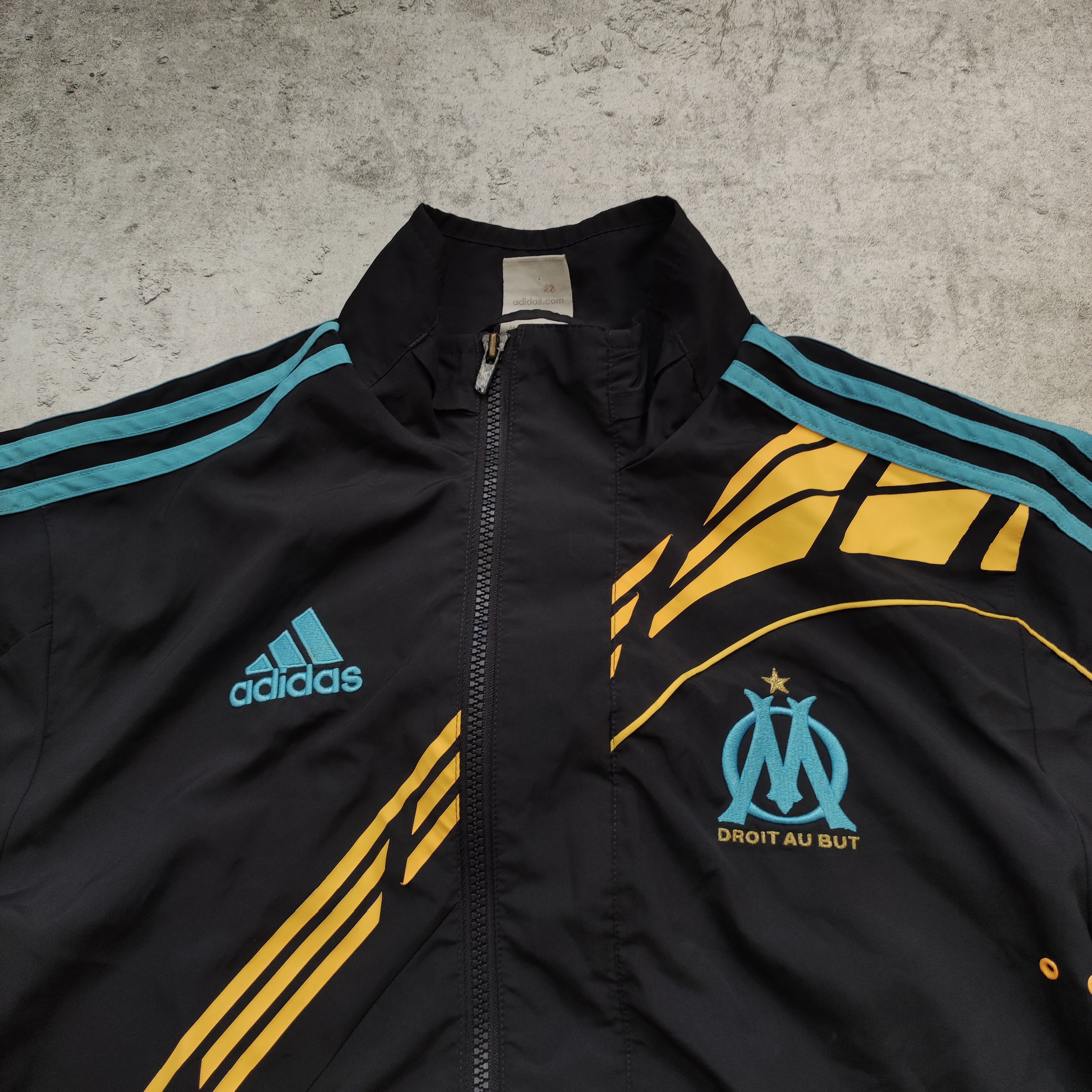 Adidas × Vintage RARE Football Core 2009 Adidas x Olympique Marseille Track Size US M / EU 48-50 / 2 - 4 Thumbnail