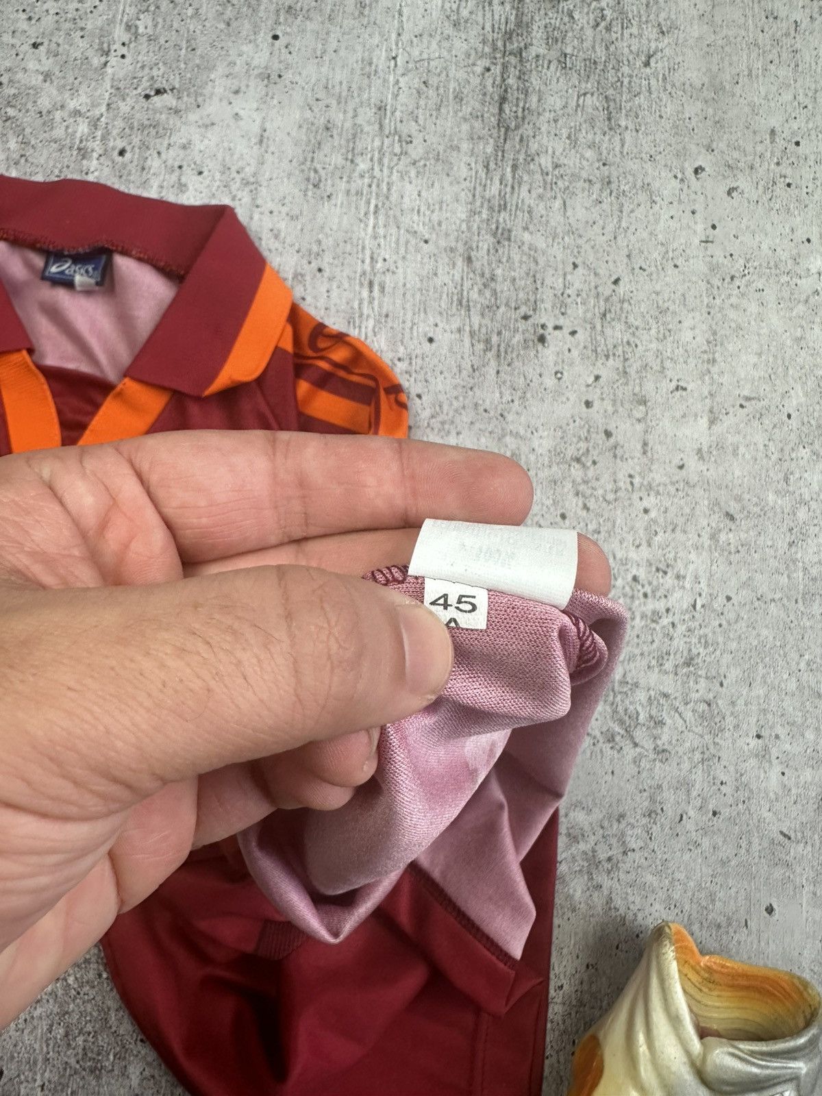 Asics 1995/96 Asics AS Roma Vintage Long Sleeve Soccer Jersey Size US M / EU 48-50 / 2 - 11 Thumbnail