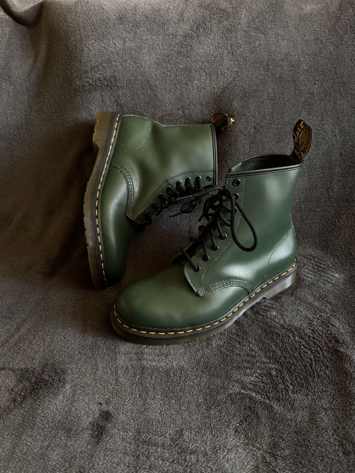 Dr. Martens 1460 Green Made in LAO PDR Grailed