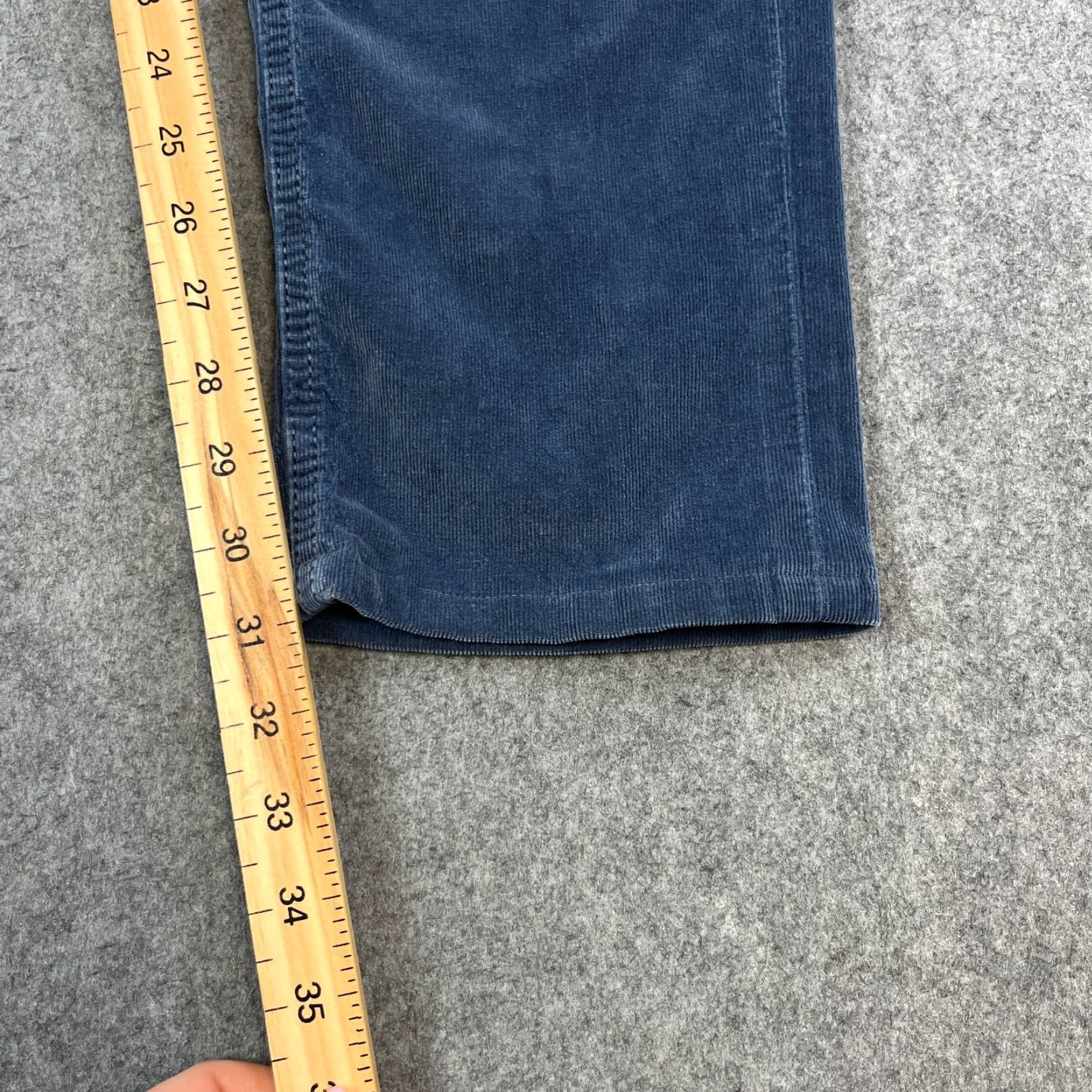 Jacob Cohen Jacob Cohen Mens Jeans Regular Tapered 34 32 Blue Corduroy Cotton Elastan 5-Pocket Denim Italy Size US 34 / EU 50 - 4 Thumbnail
