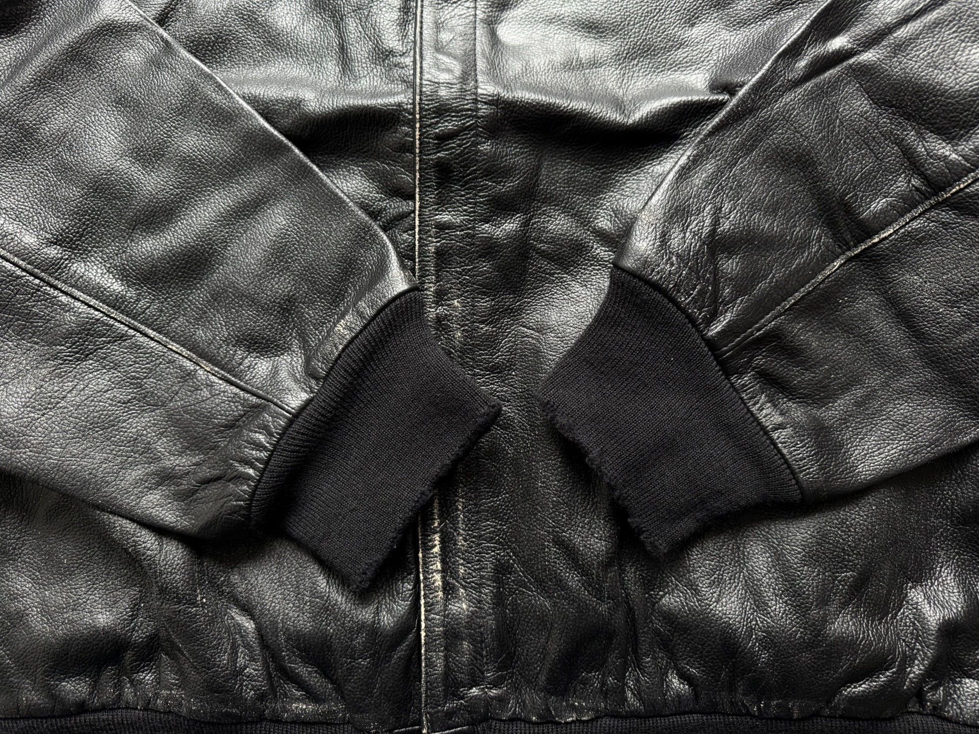 Madness MADNESS Leather A2 Aviator Jacket Size US XL / EU 56 / 4 - 7 Thumbnail