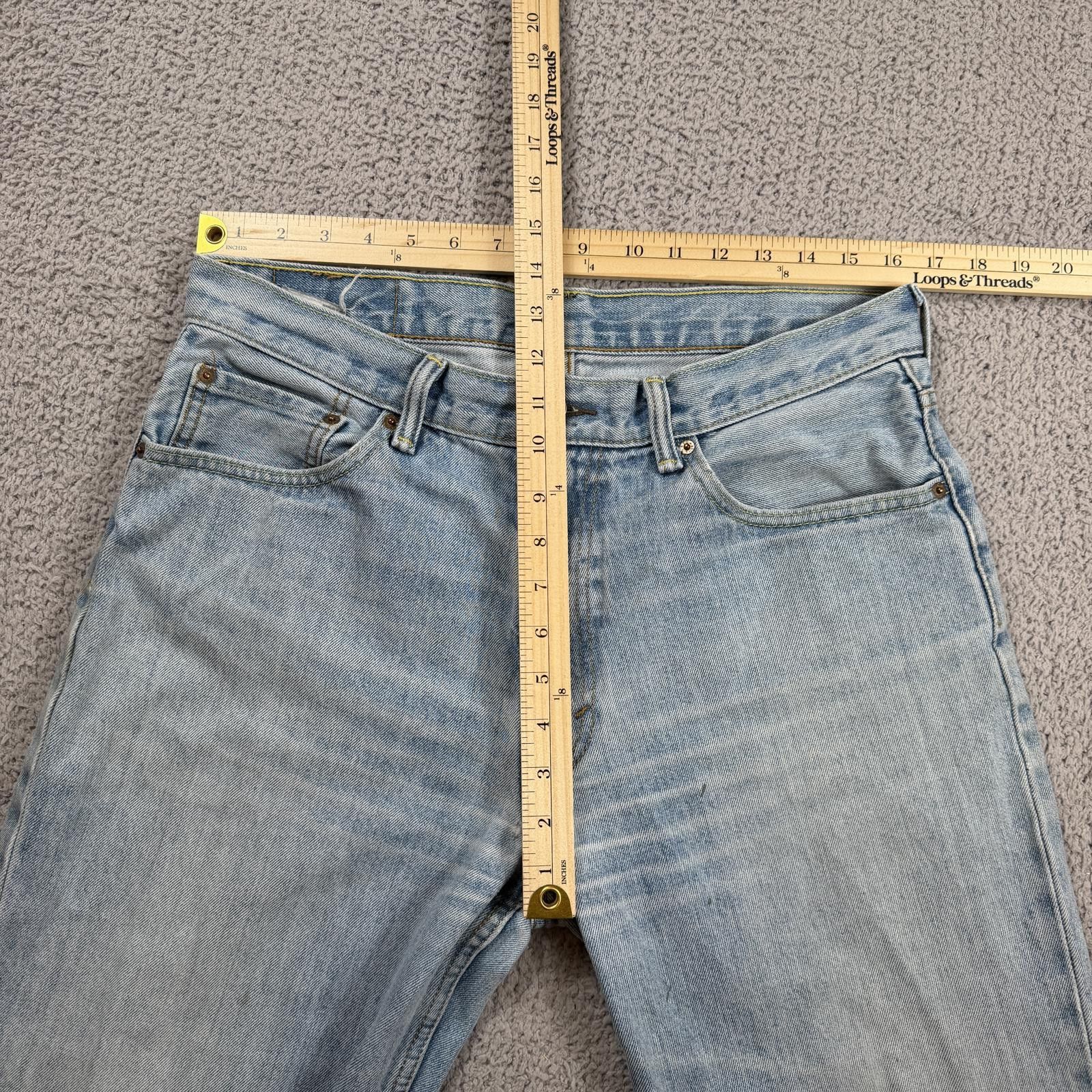 Levi's Levis 550 Relaxed Fit Jeans 34x29 Light Wash Distressed Size US 34 / EU 50 - 3 Thumbnail