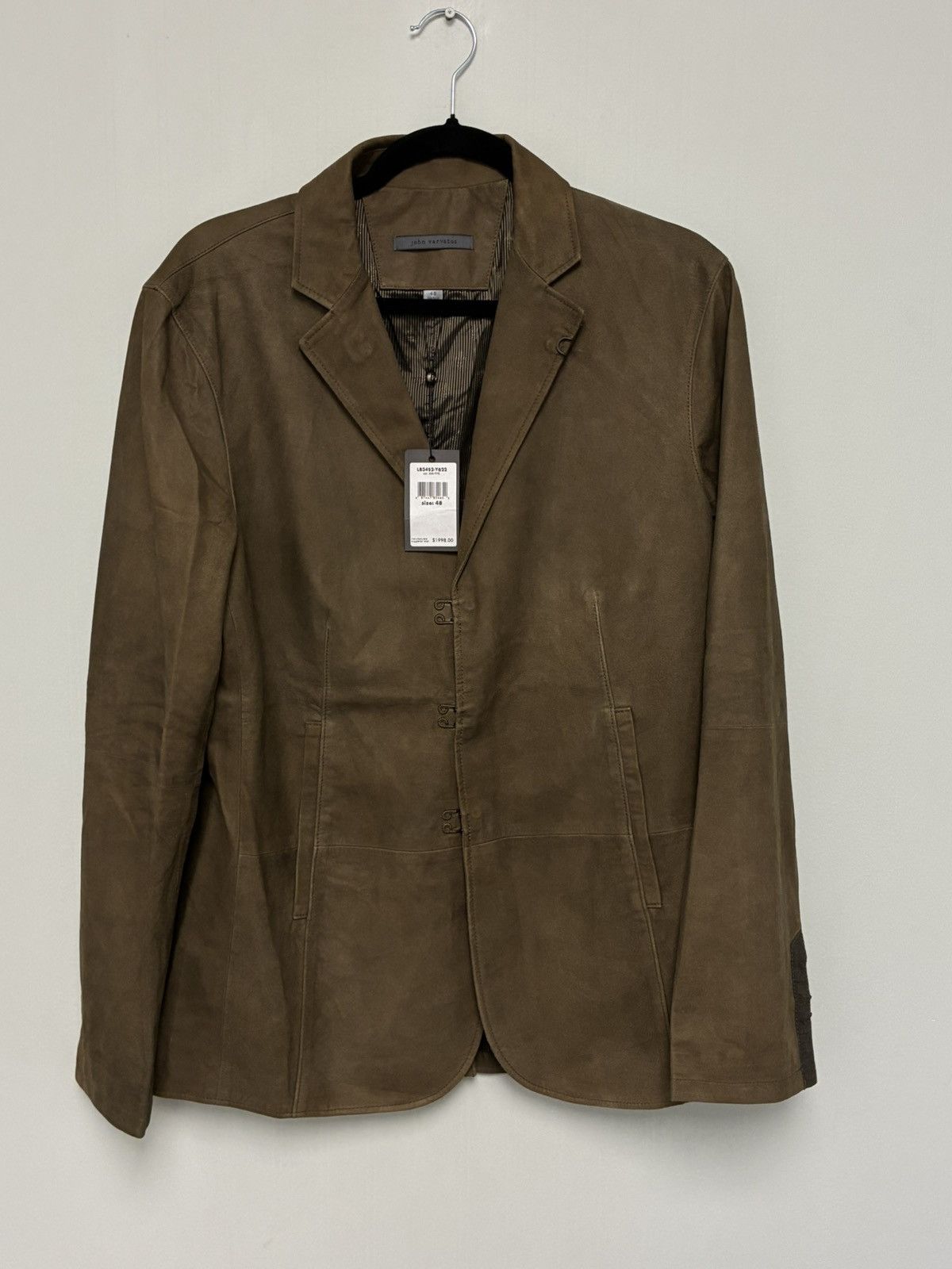 John Varvatos Suede Hook and Bar Jacket EU 48 USA 38 Size US M / EU 48-50 / 2 - 14 Thumbnail