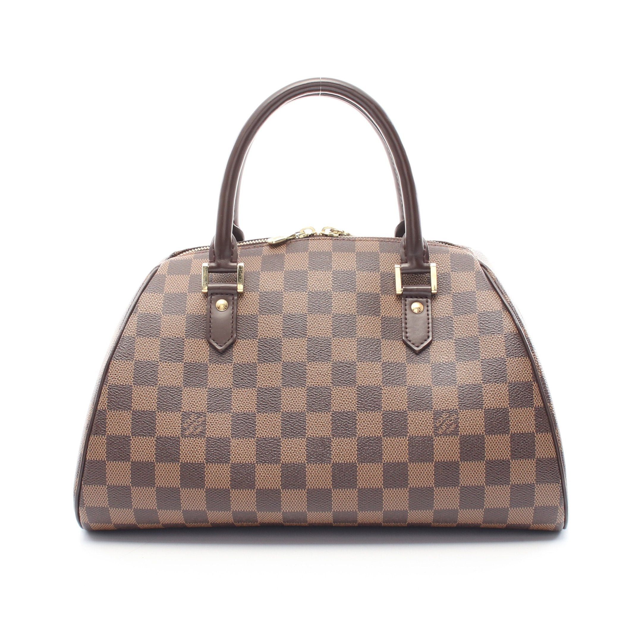Louis Vuitton Louis Vuitton Rivera Mm Damier Ebene Handbag Leather Brown Size ONE SIZE - 1 Thumbnail