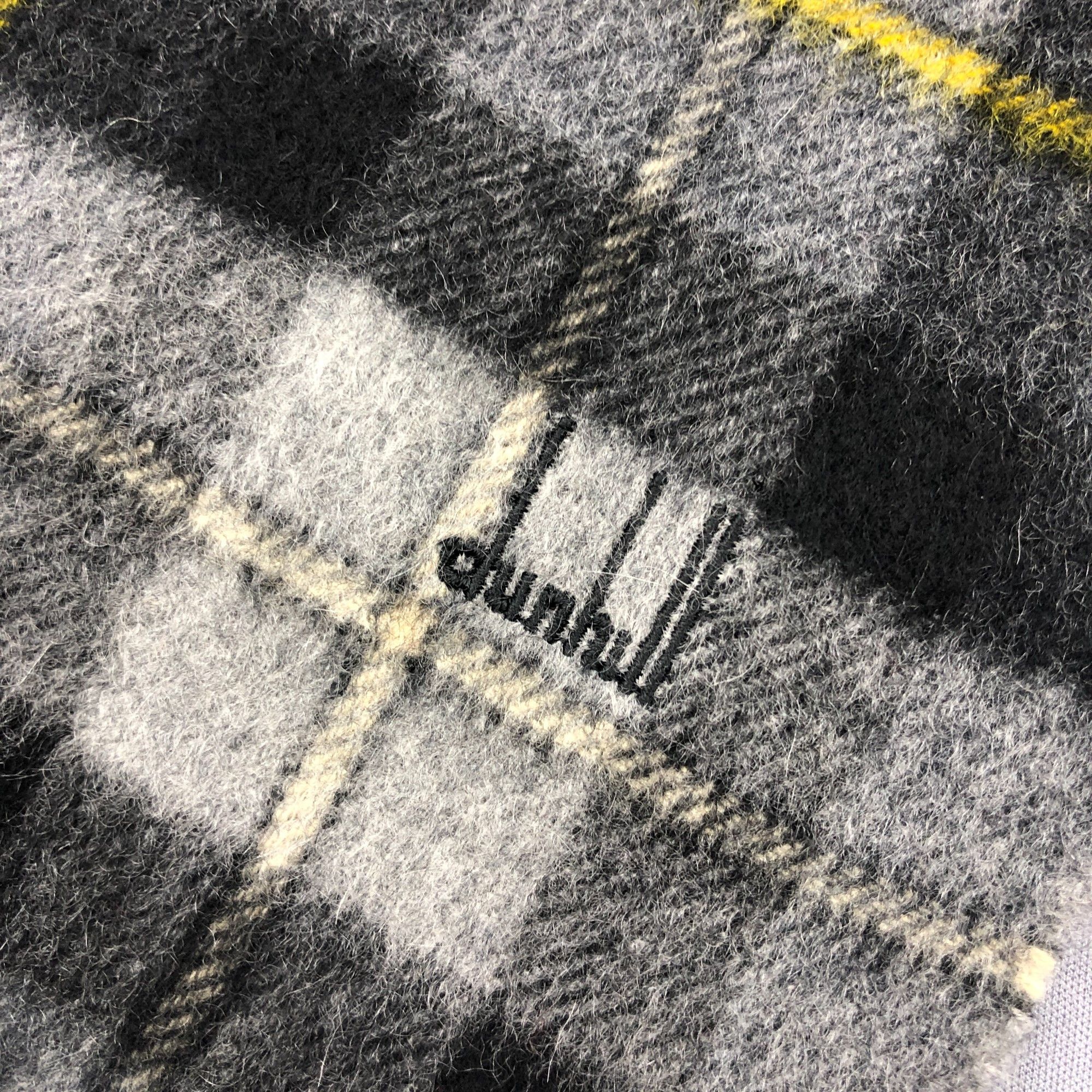Alfred Dunhill Vintage Dunhill Scarf Muffler Wool Plaid Winter Scarves Size ONE SIZE - 5 Thumbnail