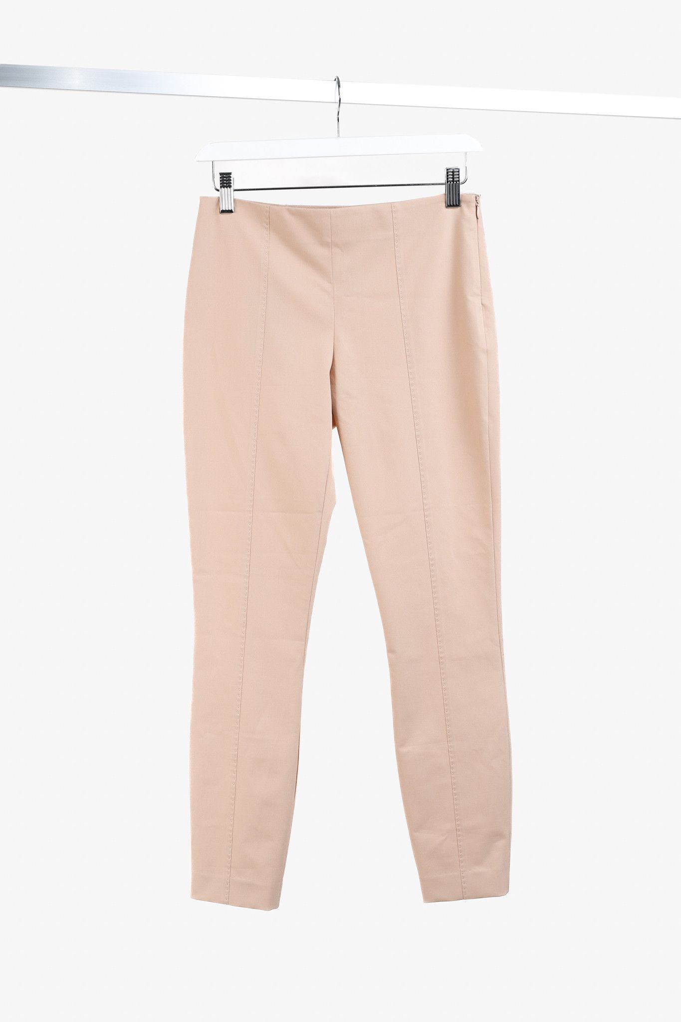 The Row The Row Nude Stretch Twill Topstitched Pants Size 25" / US 0 / IT 36 - 1 Thumbnail