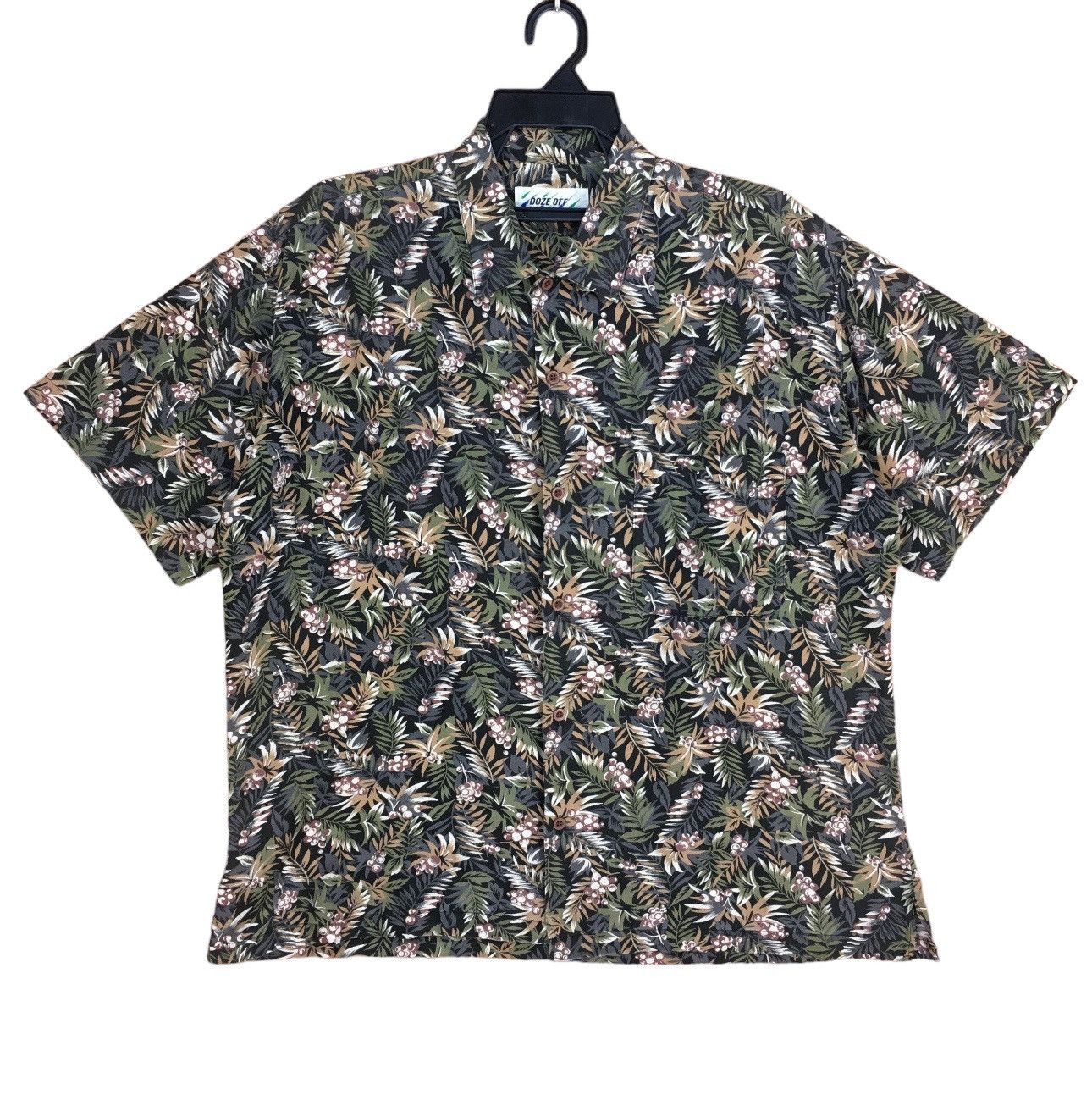 Other Vintage DOZE OFF Wild Florals Hawaiian Shirt Size US L / EU 52-54 / 3 - 1 Thumbnail