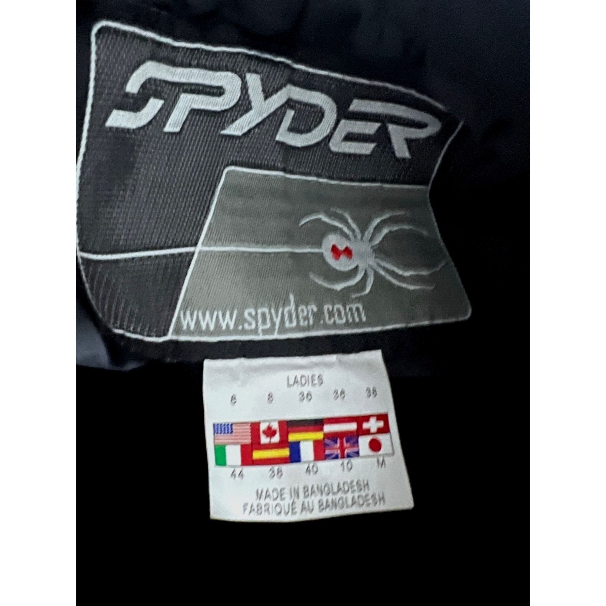 Spyder Spyder Womens Vintage Ski Snowboard Black Lined Pants Sz 8 I Size 30" / US 8 / IT 44 - 9 Thumbnail