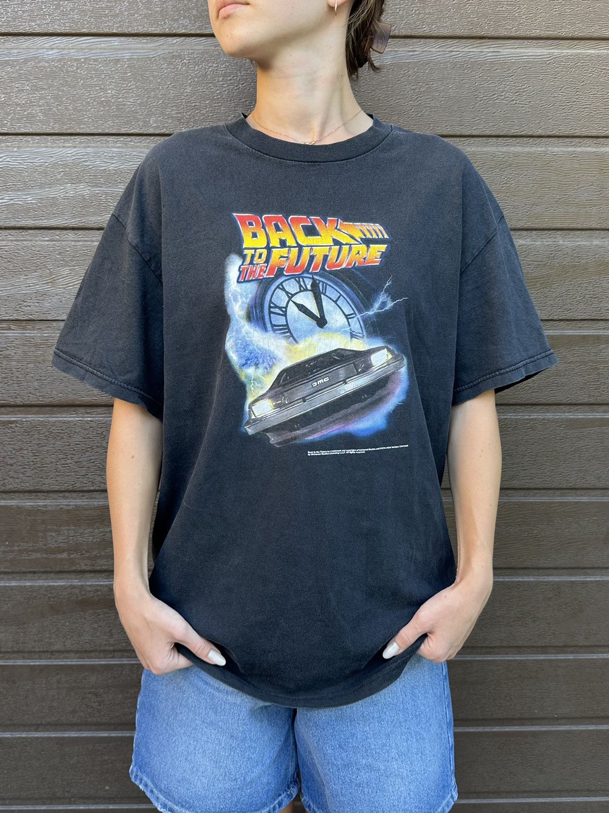 Vintage Vintage promo Back to the Future washed t shirt tee 00s Size US L / EU 52-54 / 3 - 2 Thumbnail
