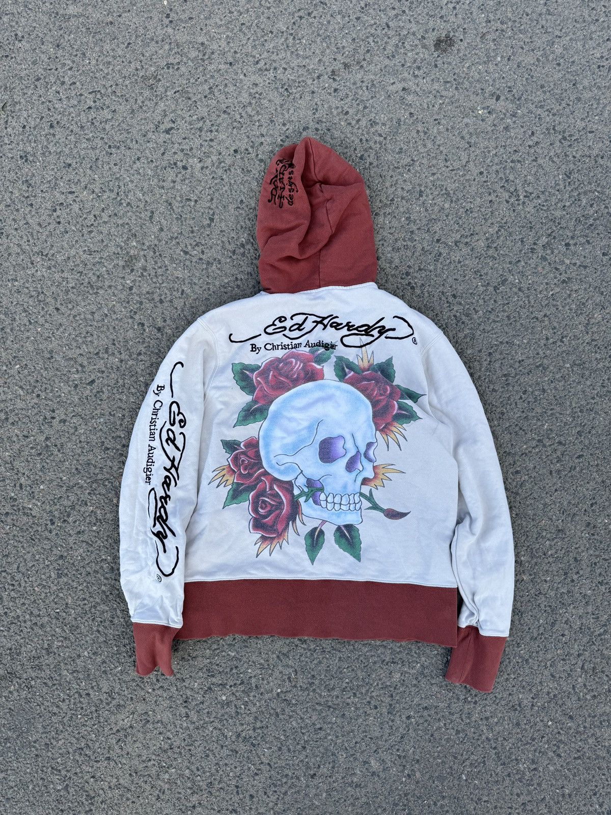 Christian Audigier Mens Vintage Ed Hardy zip hoodie Christian Audigier skeleton Size US S / EU 44-46 / 1 - 3 Thumbnail