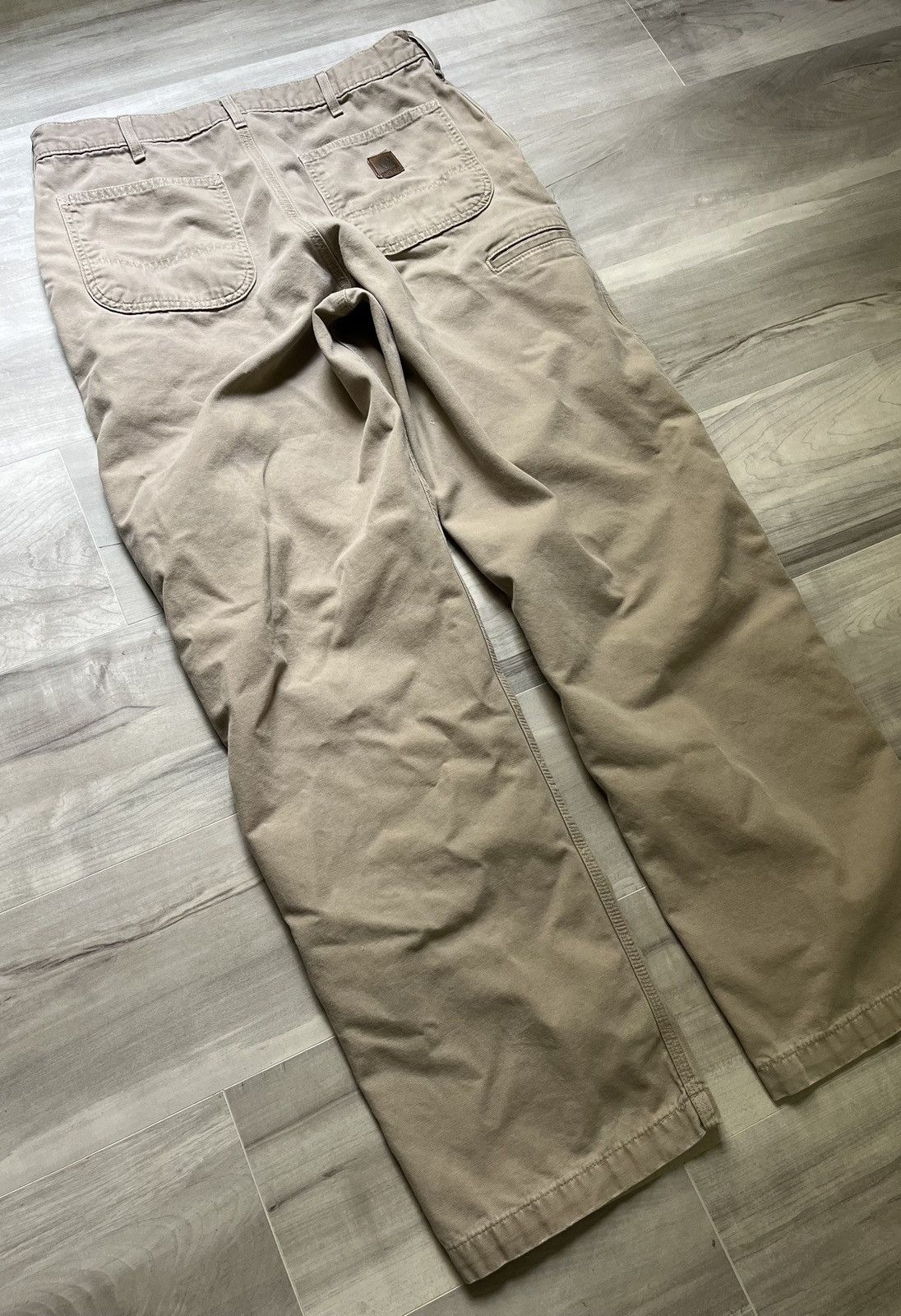 Vintage Vintage Carhartt Dungaree Fit Pants Size: 35x32 tag:36x34 Size US 35 - 4 Thumbnail