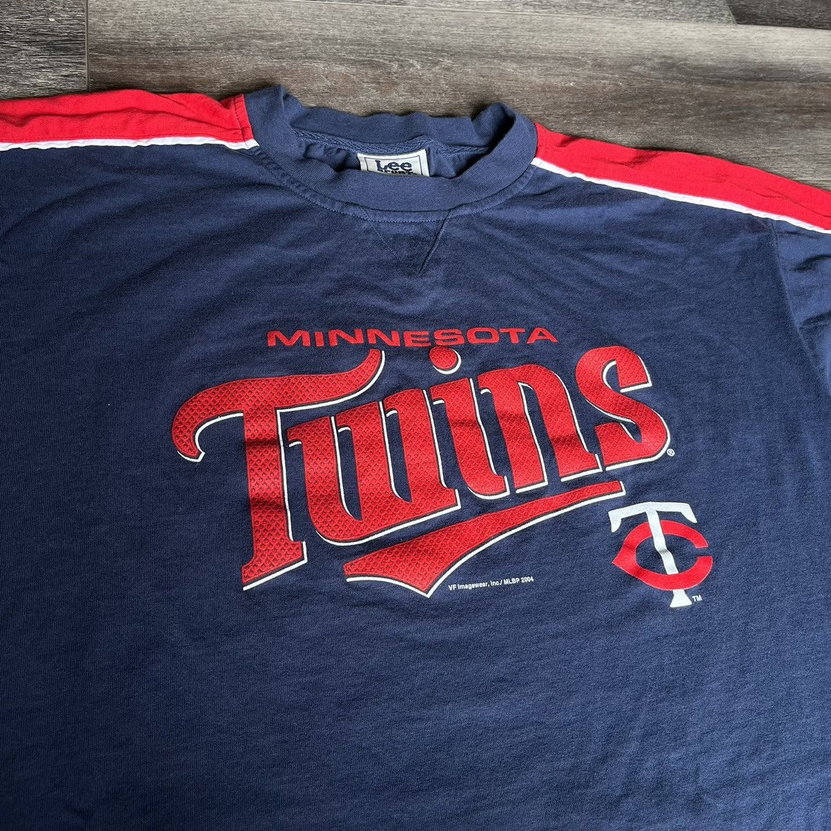 Lee × MLB × Vintage Vintage Minnesota Twins MLB Striped Heavyweight Graphic Tee Size US L / EU 52-54 / 3 - 2 Thumbnail