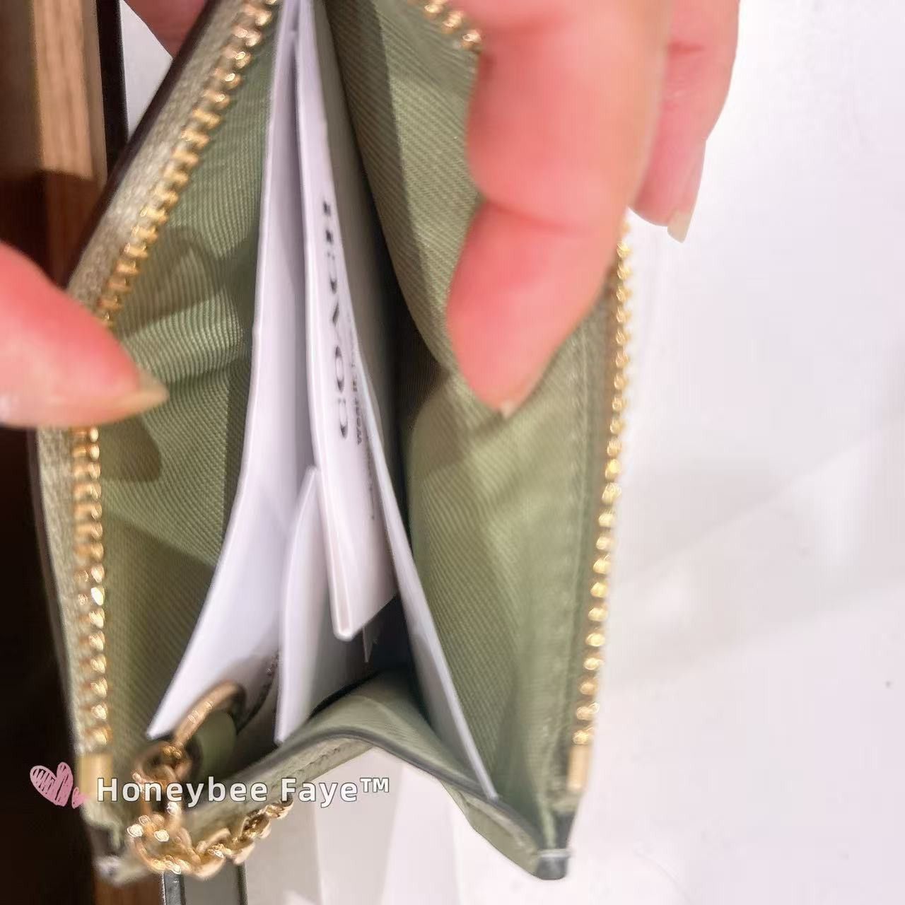 Coach Mini Skinny Id Case With Quilting CEH41 Size ONE SIZE - 3 Thumbnail