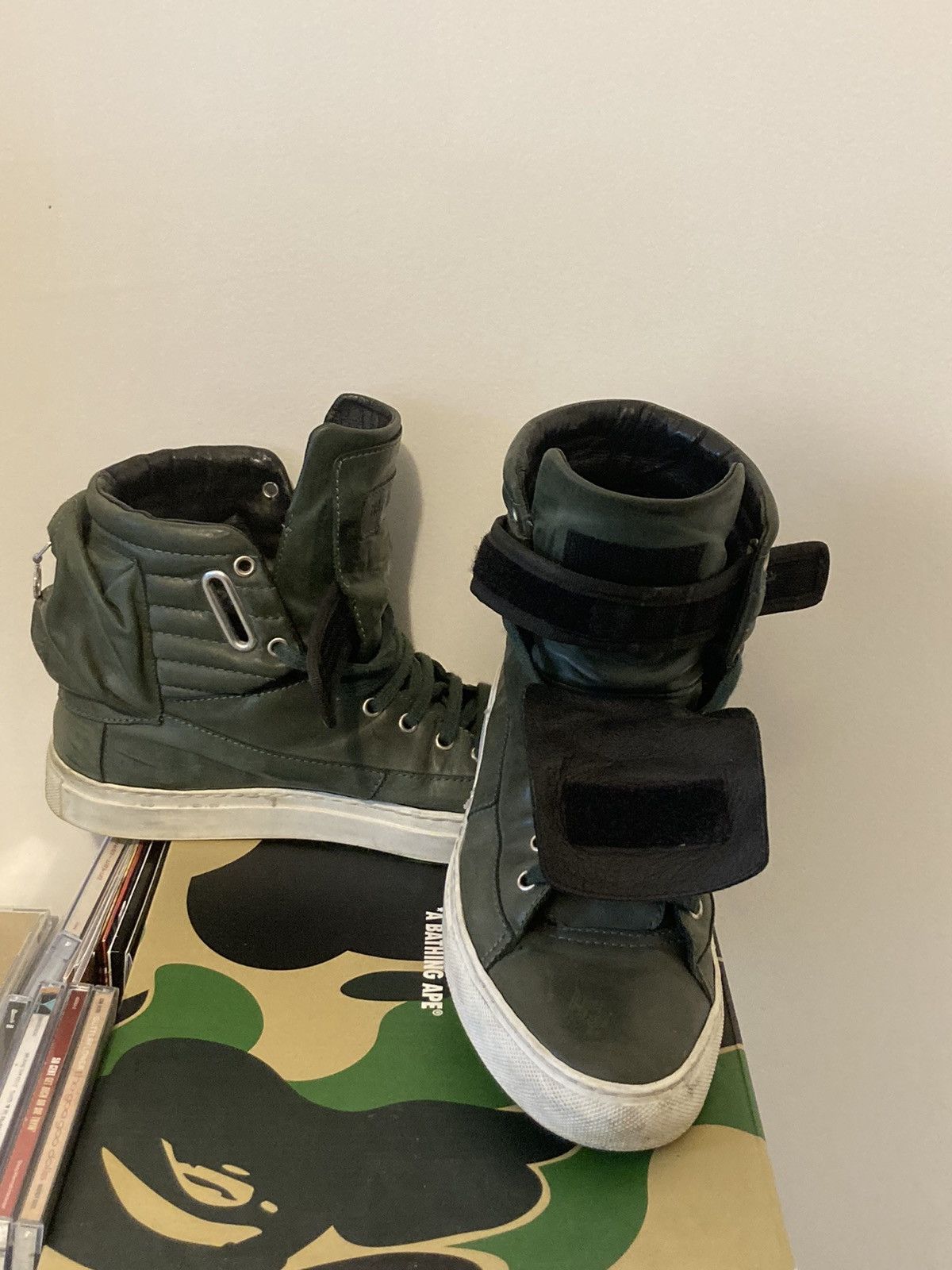 Raf Simons × Vintage Very Rare 2010 Raf Simons Astronaut Hi-Top Sneakers Size US 8 / EU 41 - 3 Thumbnail