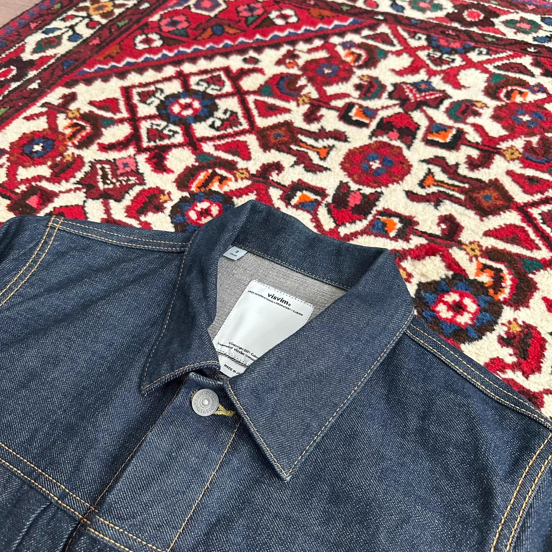 Visvim visvim 17ss 101 jkt raw denim jacket 2 Size US M / EU 48-50 / 2 - 6 Thumbnail