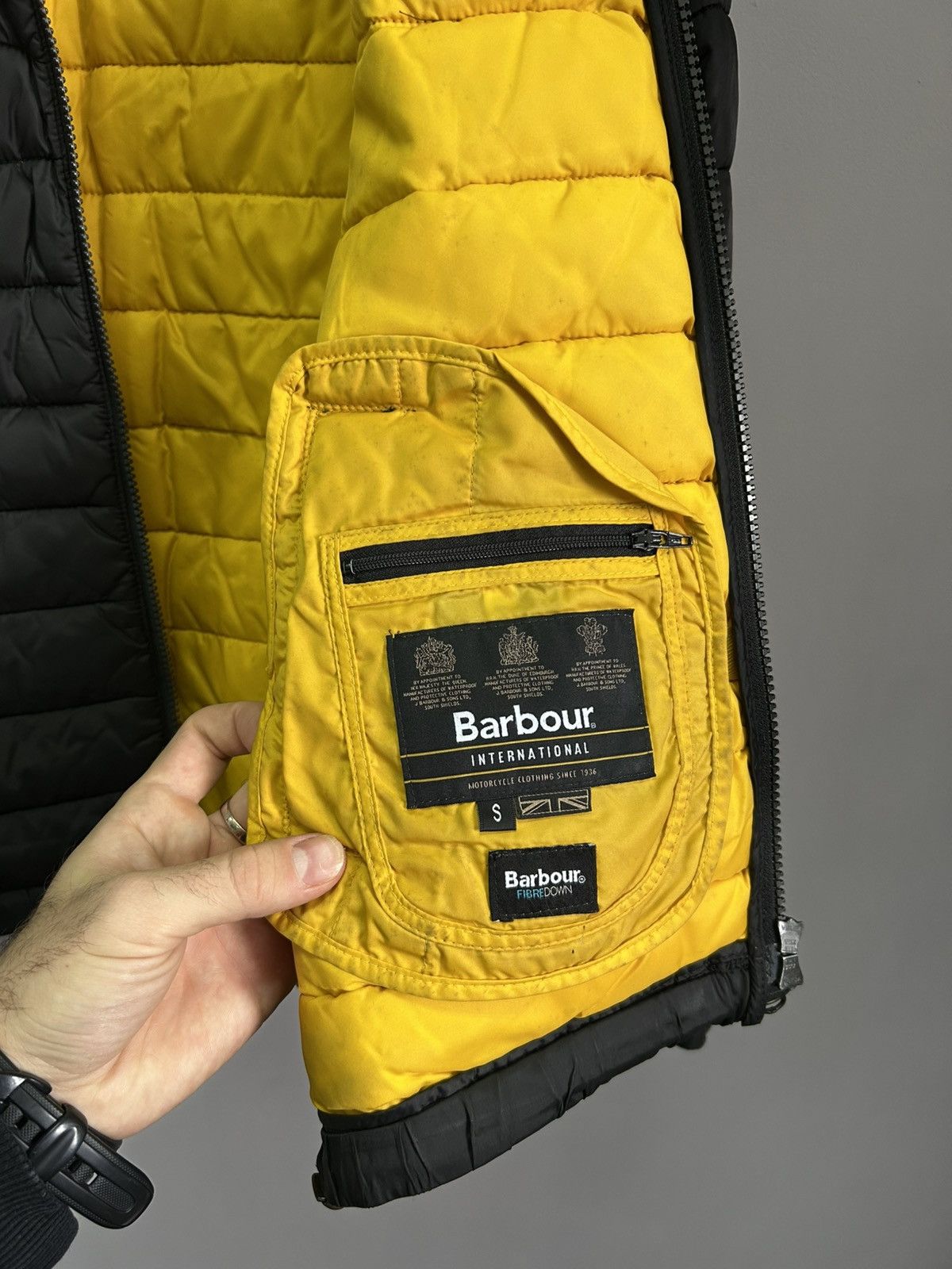 Barbour Barbour International Fibredown Jacket Quilted Chain Jacket Size US S / EU 44-46 / 1 - 11 Thumbnail