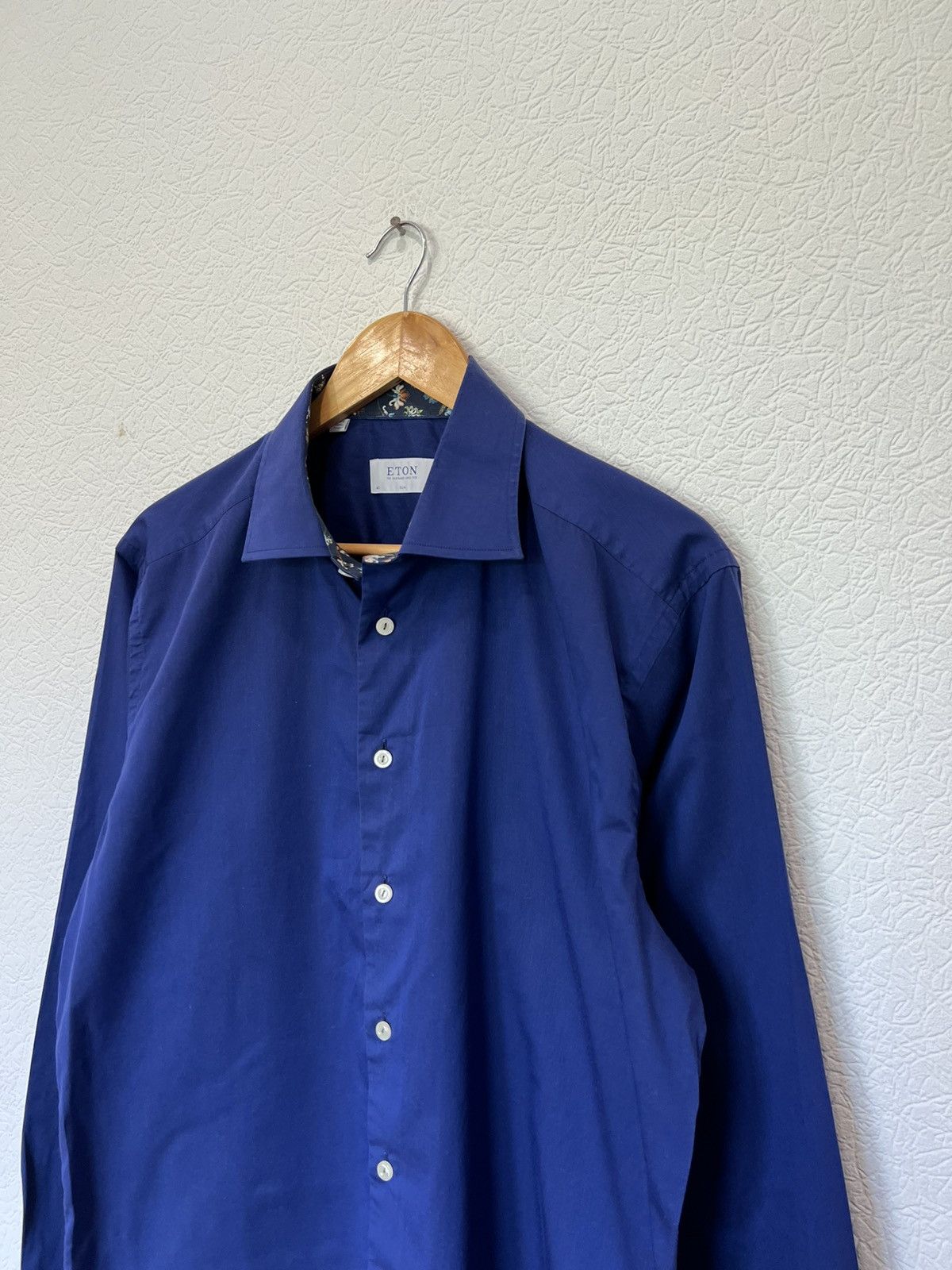 Eton Eton Blue Classic Button Shirt Large Size US L / EU 52-54 / 3 - 2 Thumbnail