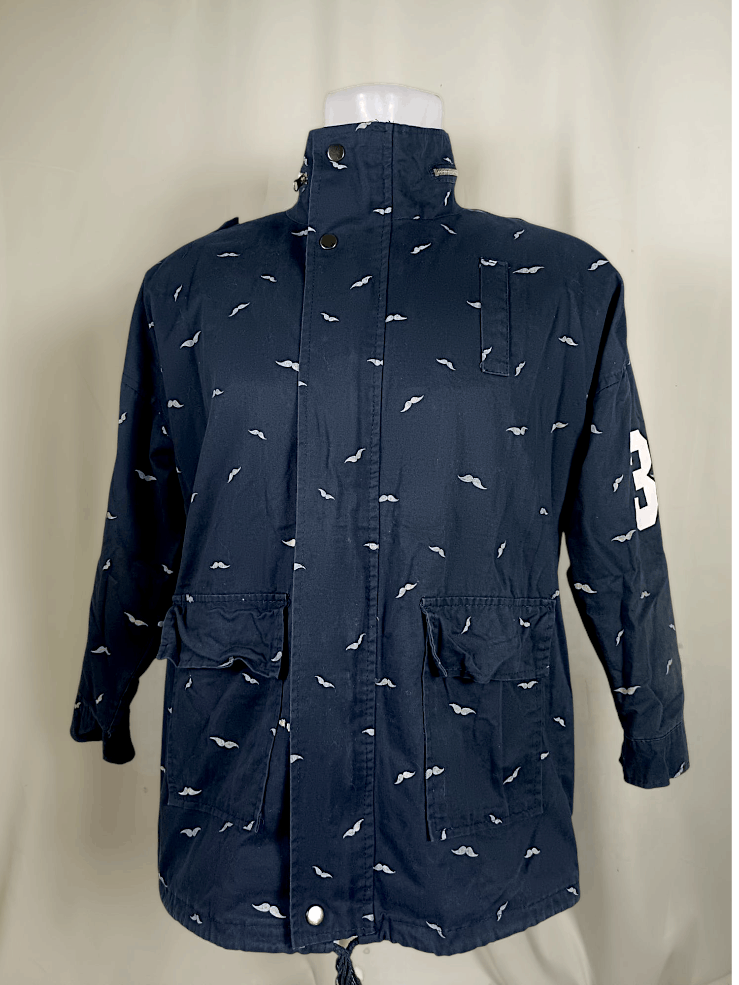 Japanese Brand Zipper and Snap Buttons Parka Jacket Size US L / EU 52-54 / 3 - 21 Thumbnail