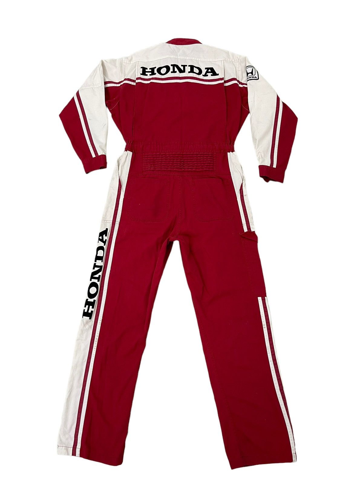 Honda Vtg 90s Honda Jumpsuit Overalls Japan Motorsports 5🟩1 Size US 33 - 2 Thumbnail