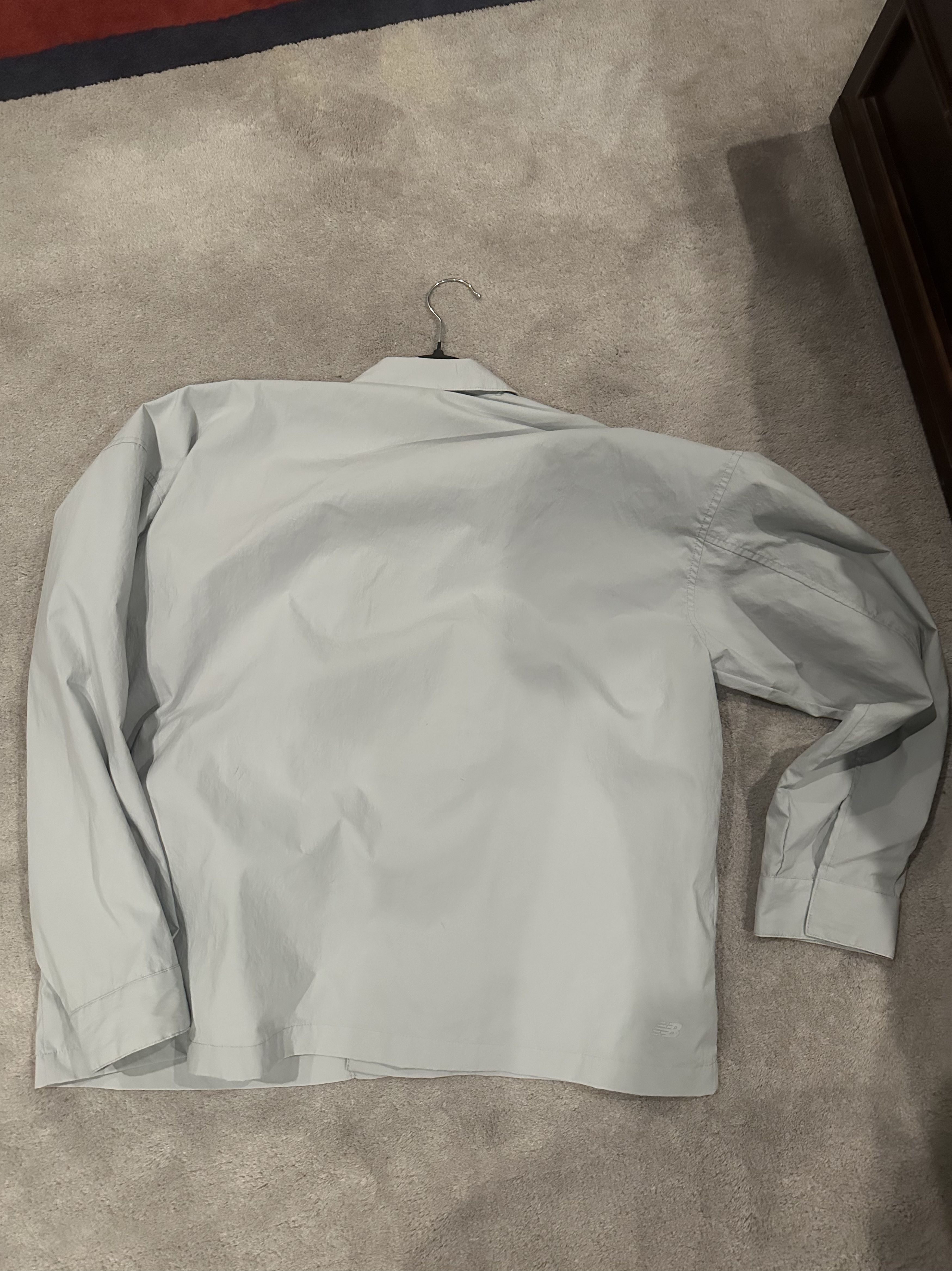 New Balance New Balance Silver Button up Jacket Size US L / EU 52-54 / 3 - 2 Thumbnail