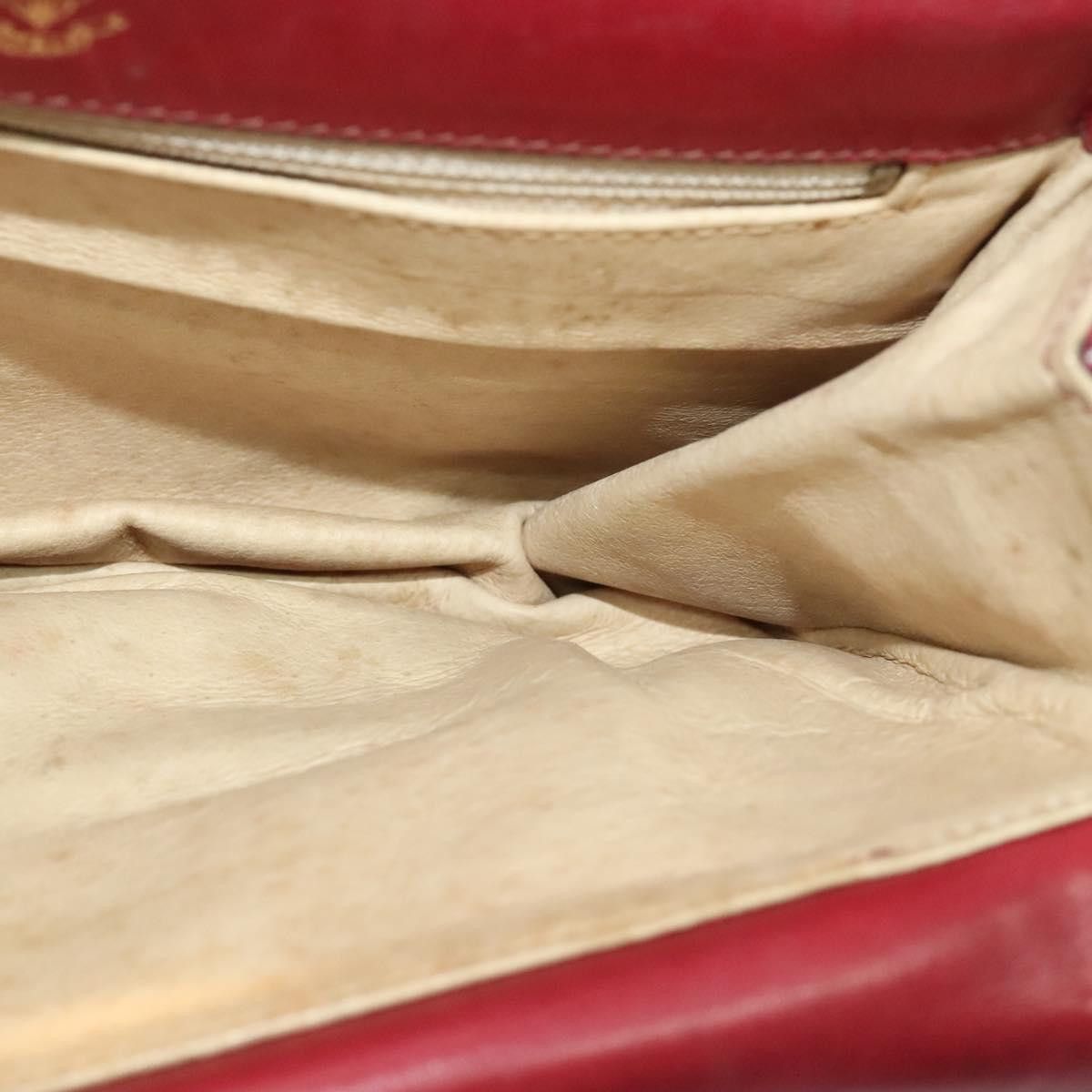Gucci GUCCI Shoulder Bag Suede Vintage Red Gold Size ONE SIZE - 18 Thumbnail