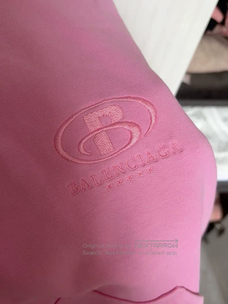 Balenciaga Balenciaga Pink Sweatshirt Size US S / EU 44-46 / 1 - 5 Thumbnail