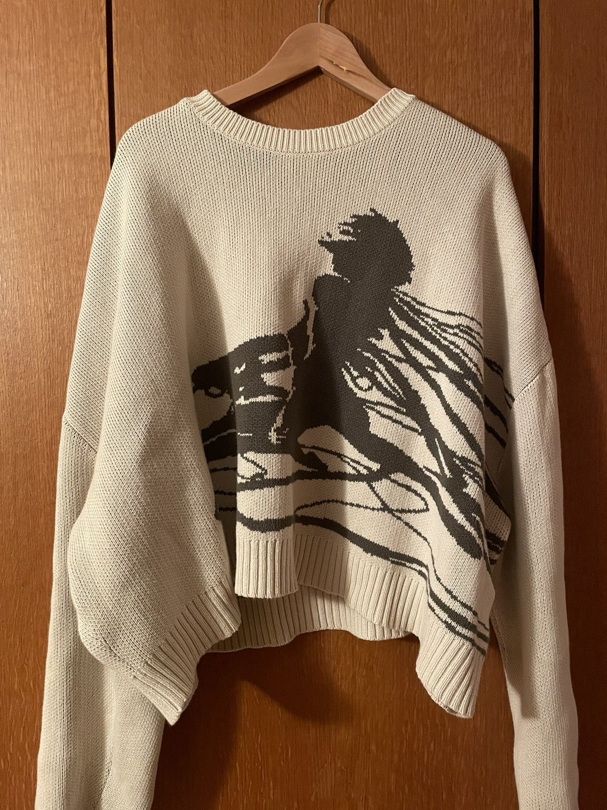 image of Trendtvision Knitsweater in Beige, Men's (Size Large)
