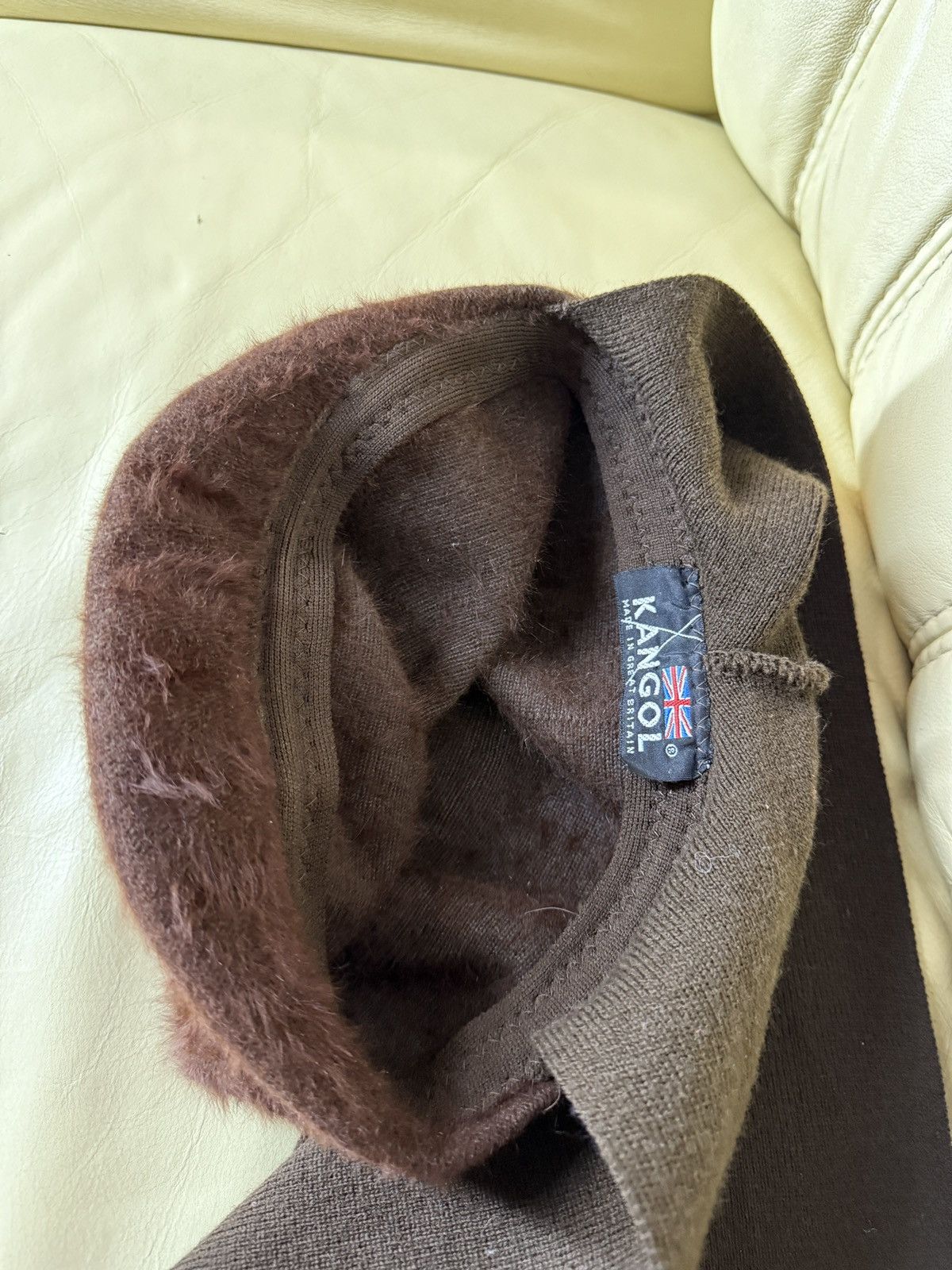 Kangol Vintage Brown Kangol Fur Hat With Scarf Size ONE SIZE - 6 Thumbnail