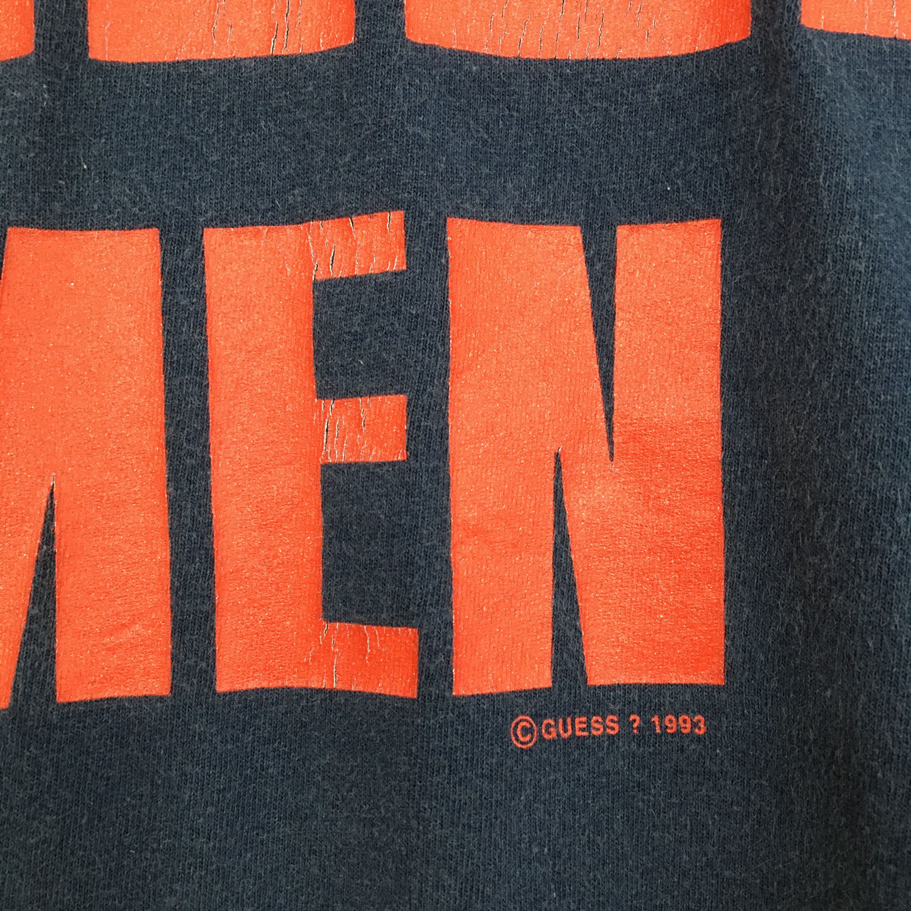 Guess Vintage 90's Guess Men Usa Blue T shirt Large Size US L / EU 52-54 / 3 - 4 Thumbnail