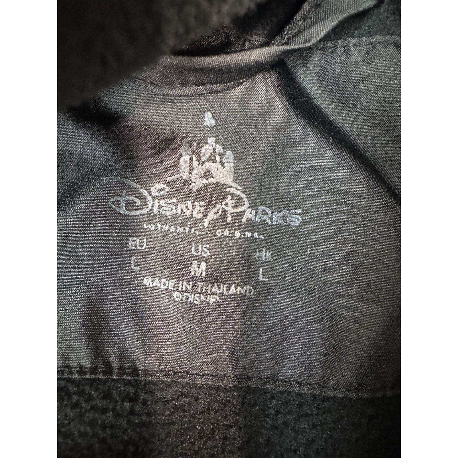 Disney Walt Disney World 1971 Fleece Jacket Embroidered Black Large Size L / US 10 / IT 46 - 4 Thumbnail
