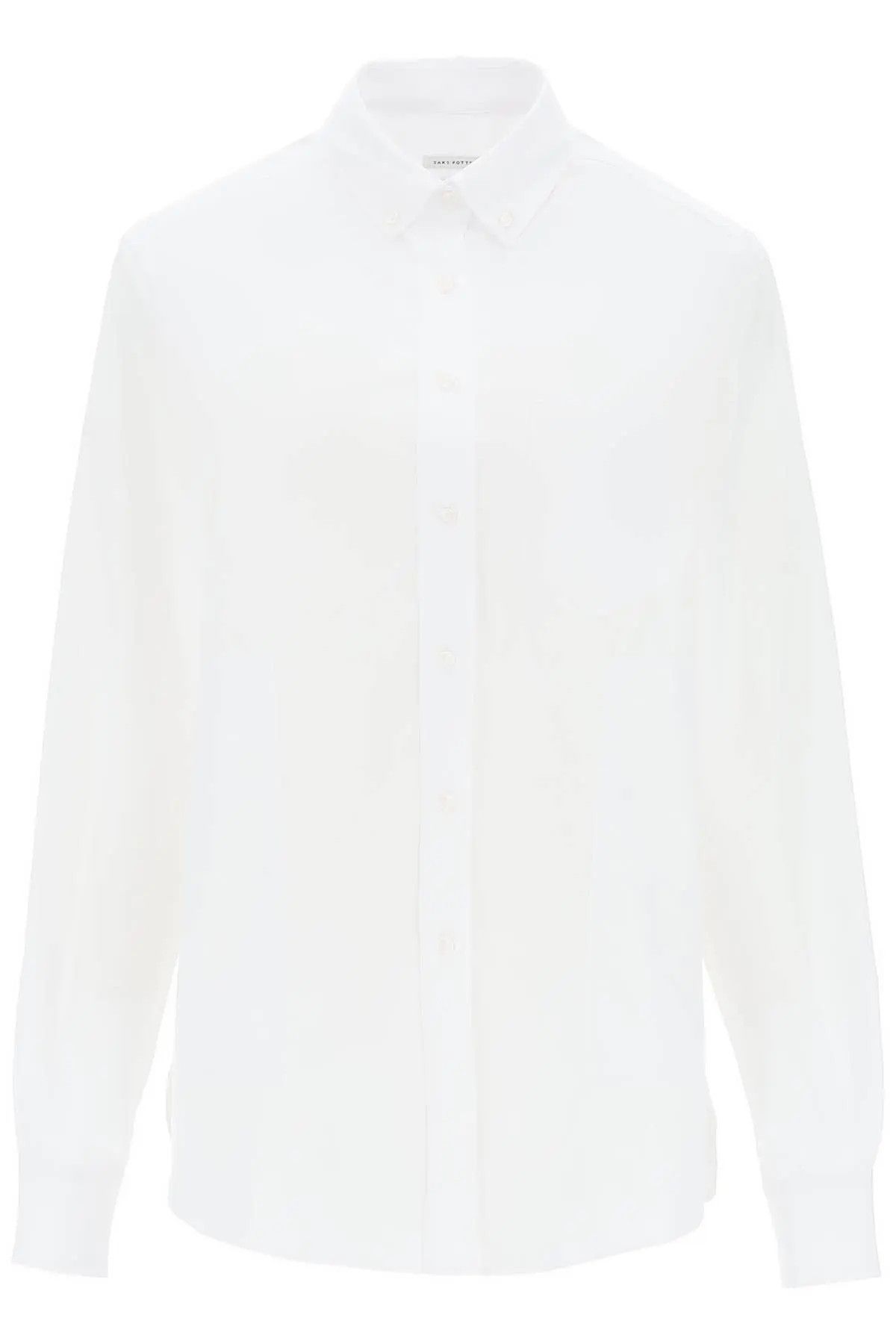 Image of Saks Potts O1S22I1N1223 William Poplin Shirt In White, Women's (Size XS)